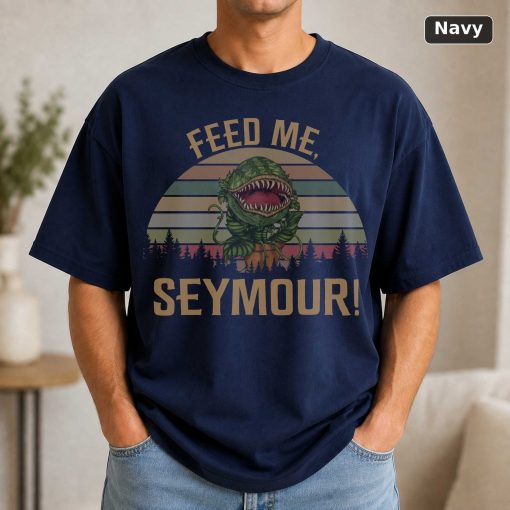 Audrey Ii Feed Me Seymour Vintage Retro T-Shirt, Classic Movie Shirt, Funny T-Shirt 5