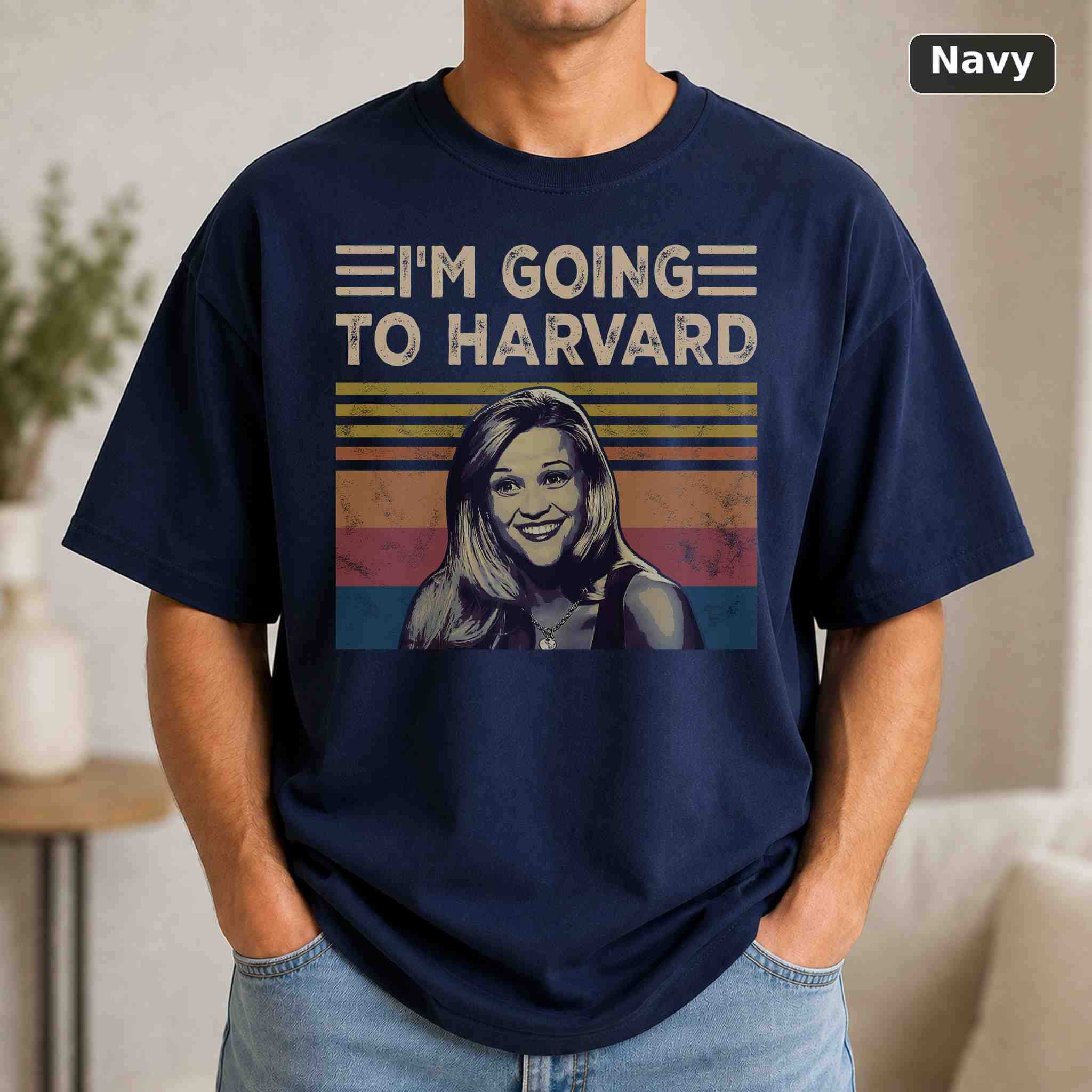 I'm Going To Harvard T-Shirt, Vintage Movie Graphic Tee, Retro Film Fan Gift 4