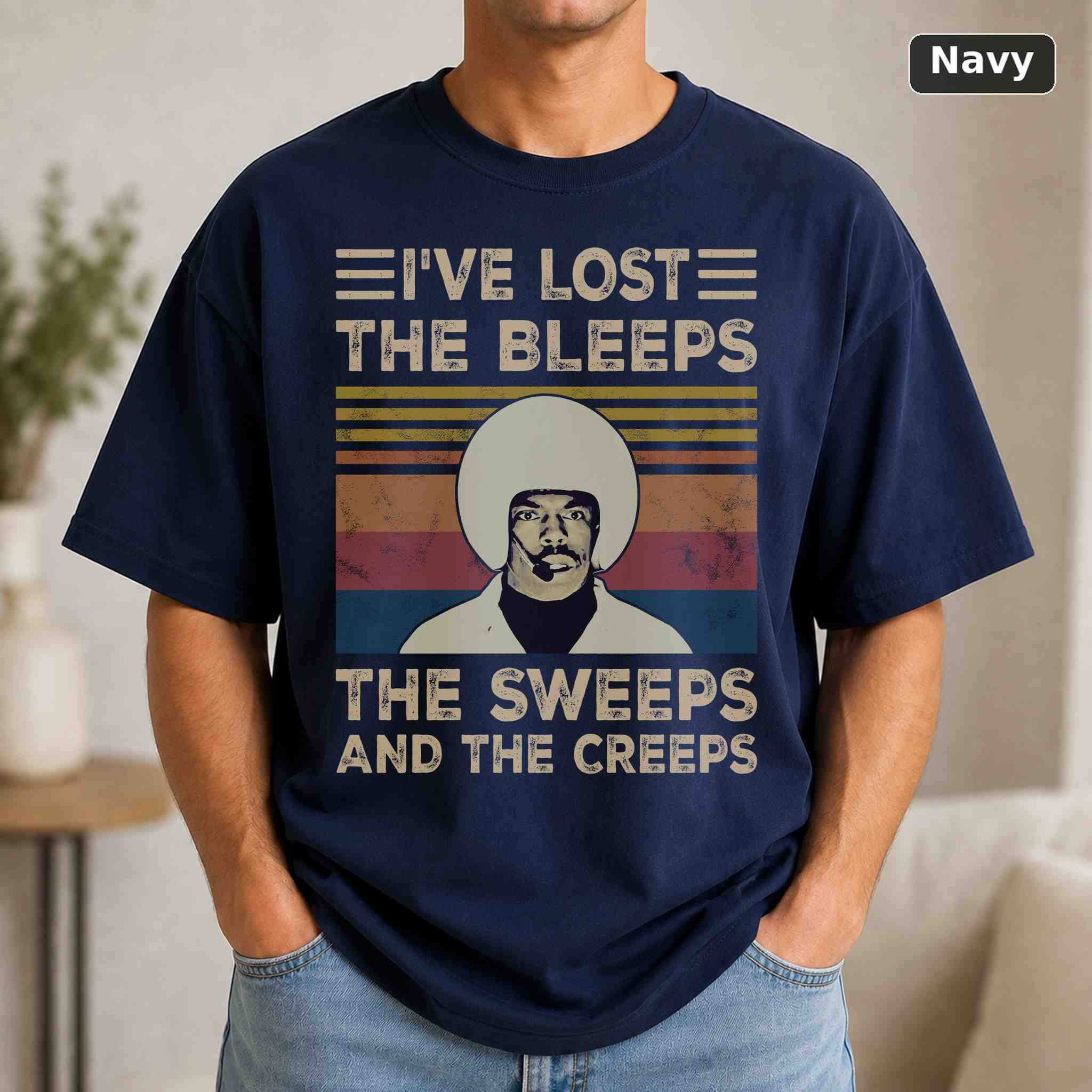 I've Lost The Bleeps The Sweeps And The Creeps T-Shirt, Vintage Movie Graphic Tee, Retro Film Fan Gift 4