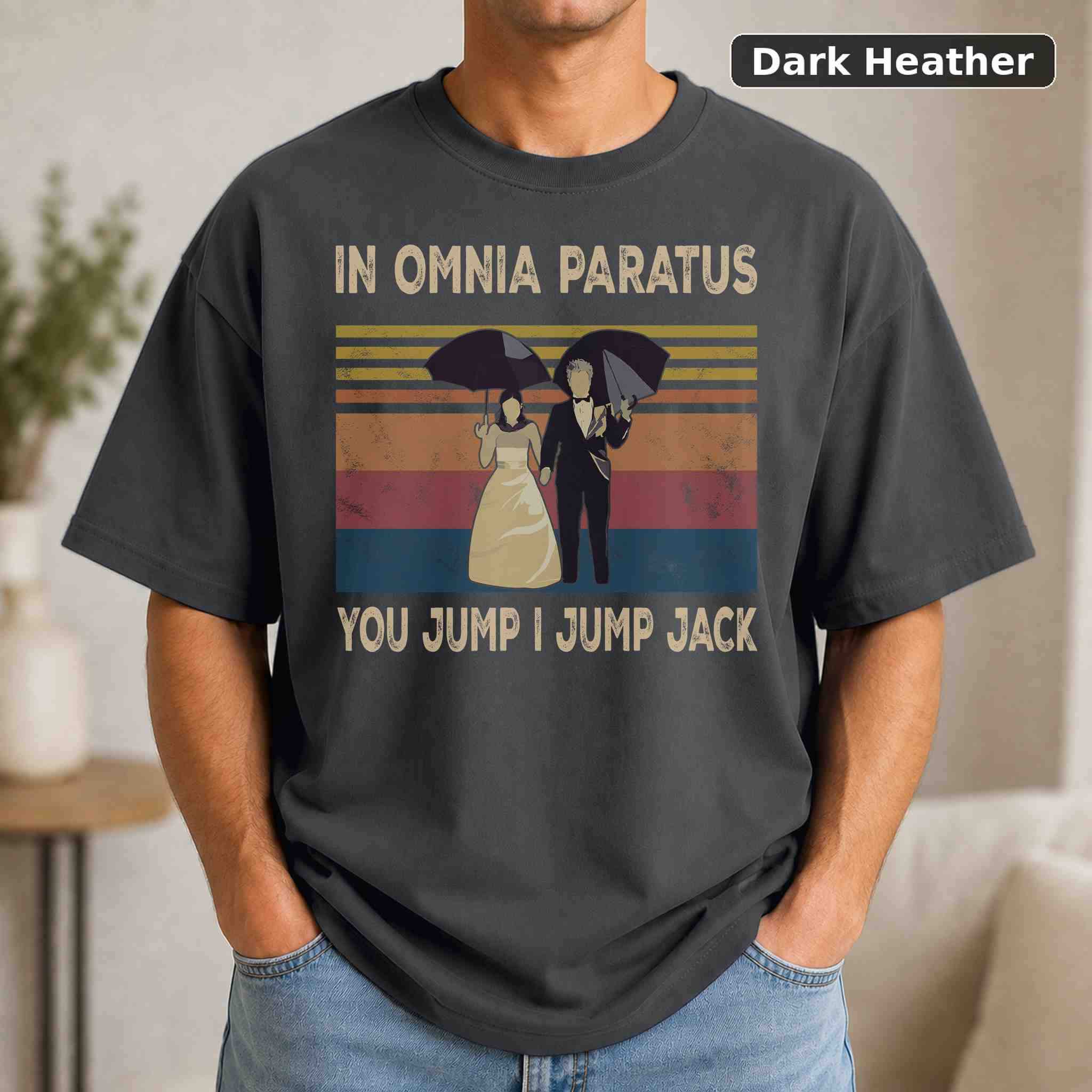 In Omnia Paratus T-Shirt, Vintage Movie Graphic Tee, Retro Film Fan Gift 3