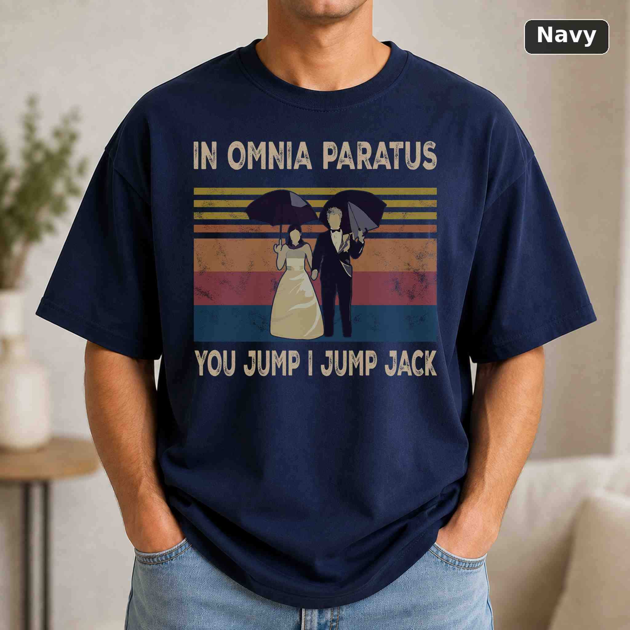 In Omnia Paratus T-Shirt, Vintage Movie Graphic Tee, Retro Film Fan Gift 4