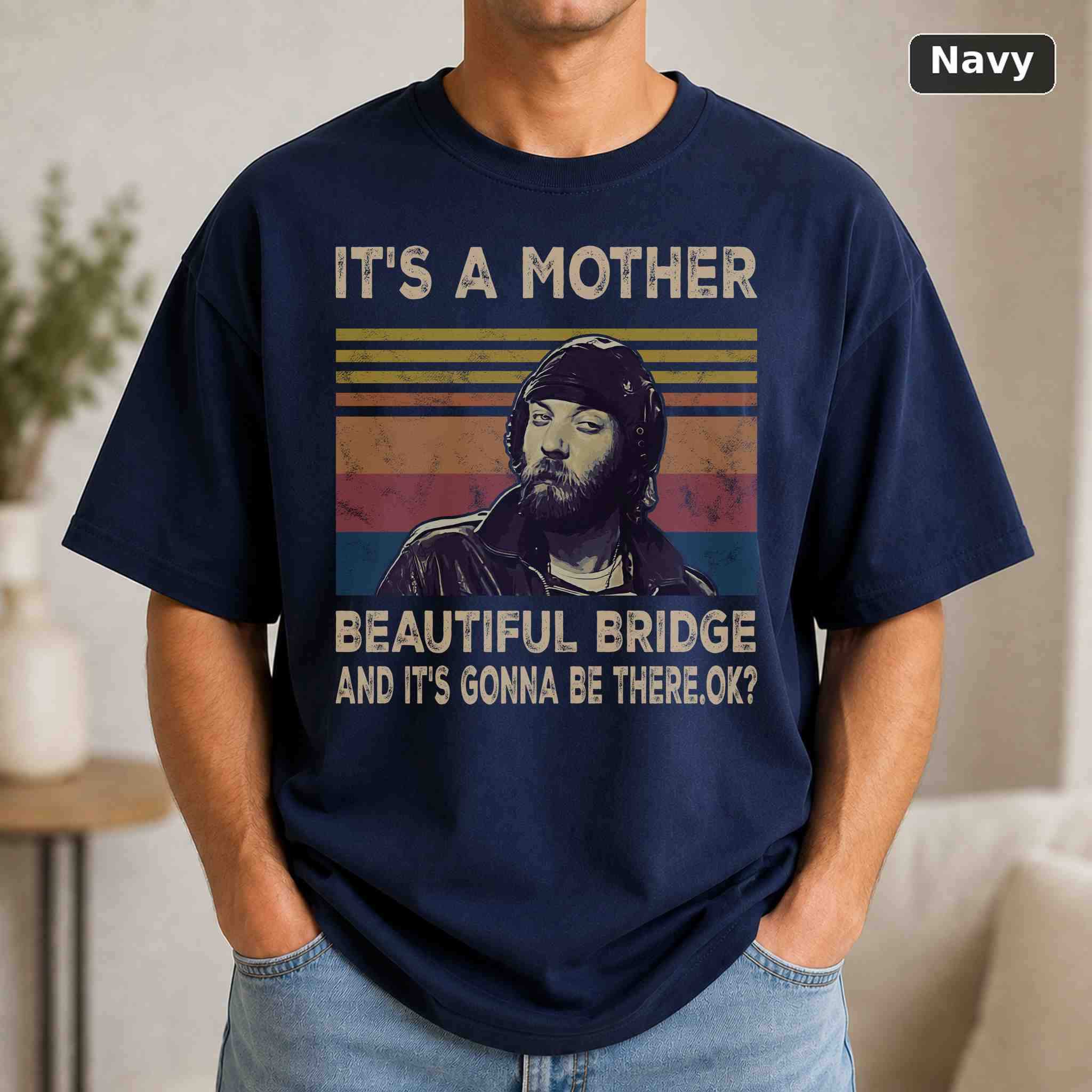 It's A Mother Beautiful Bridge T-Shirt, Vintage Movie Graphic Tee, Retro Film Fan Gift 4