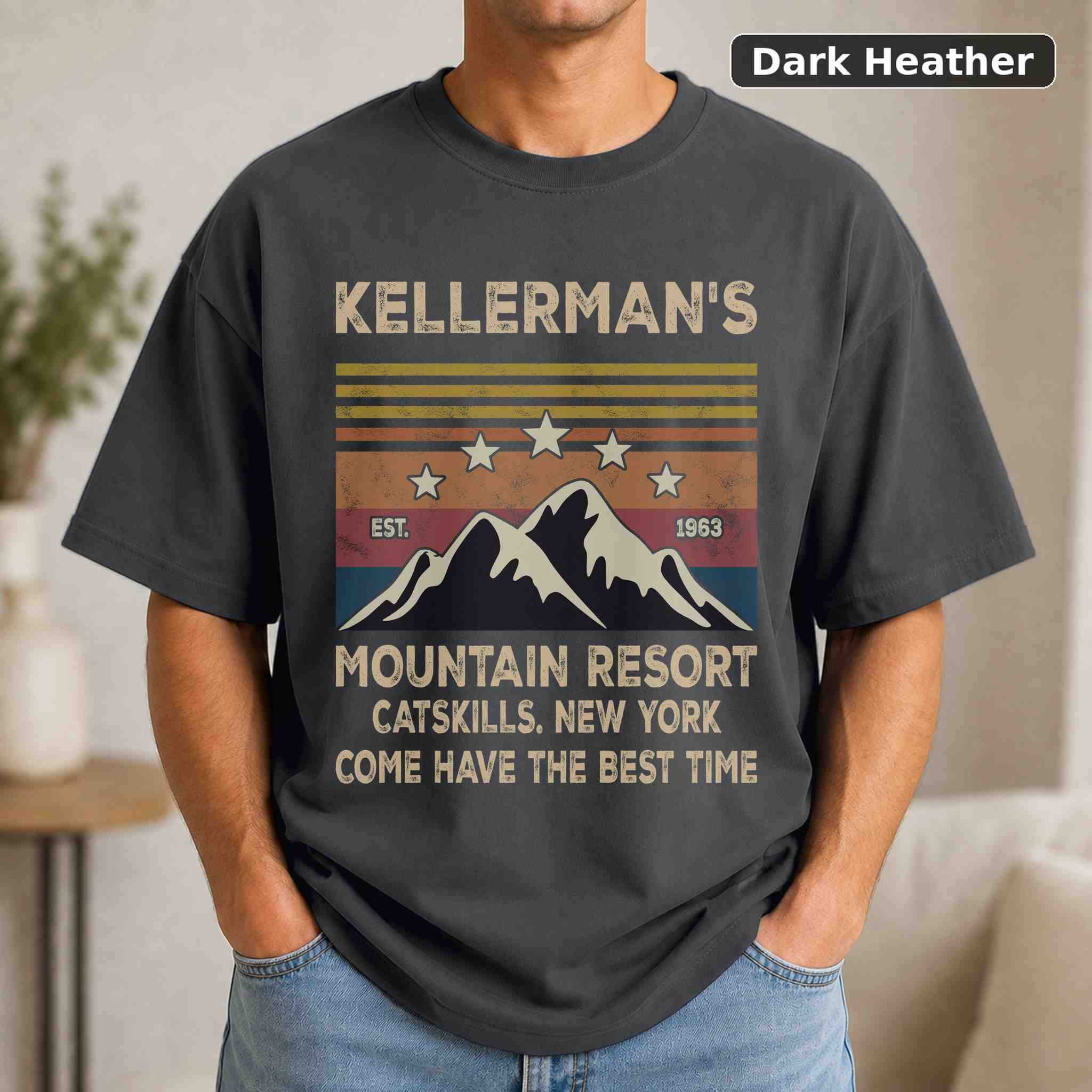 Kellerman's Mountain Resort T-Shirt, Vintage Movie Graphic Tee, Retro Film Fan Gift 3