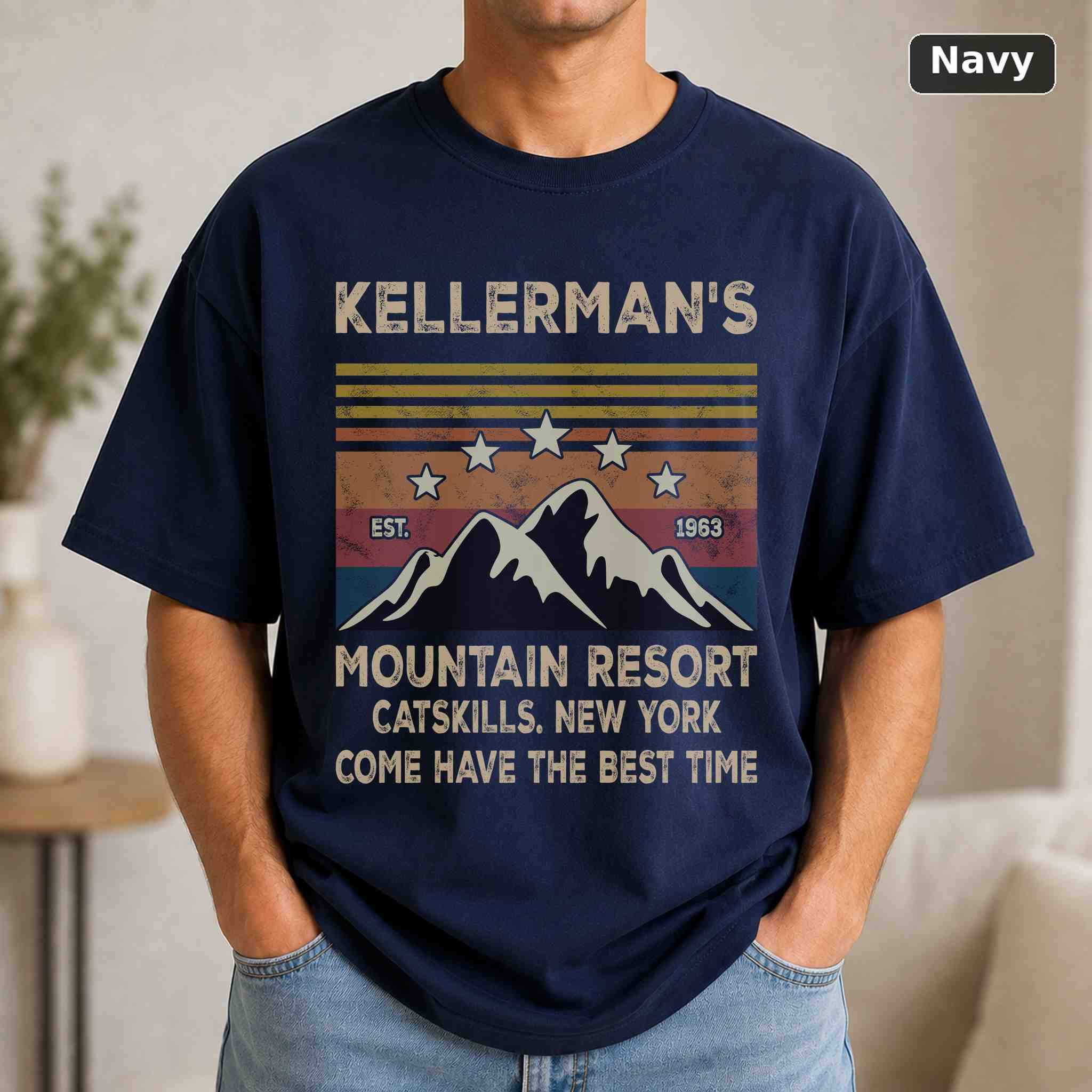 Kellerman's Mountain Resort T-Shirt, Vintage Movie Graphic Tee, Retro Film Fan Gift 4