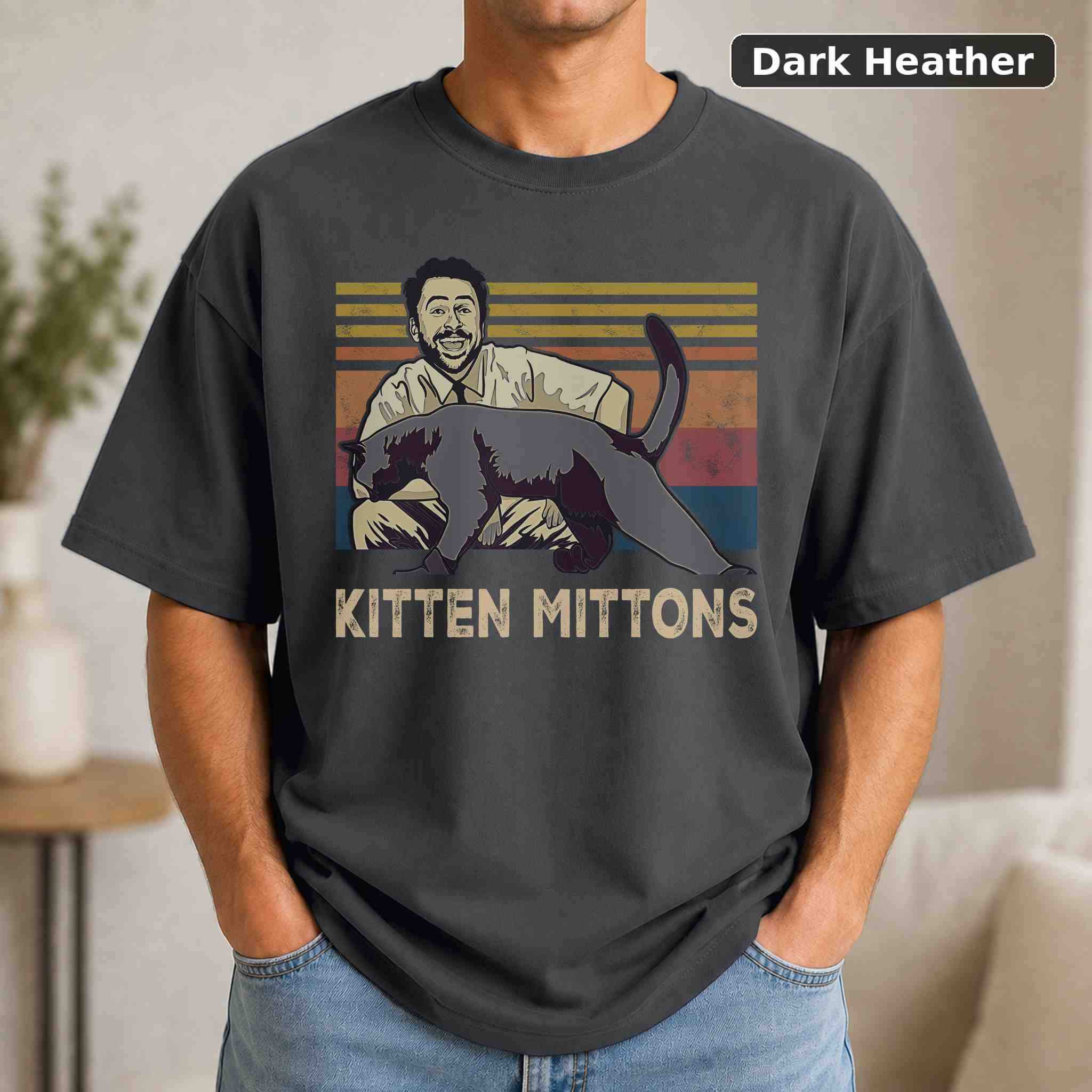Kitten Mittons Sunny Philadelphia T-Shirt, Vintage Movie Graphic Tee, Retro Film Fan Gift 3