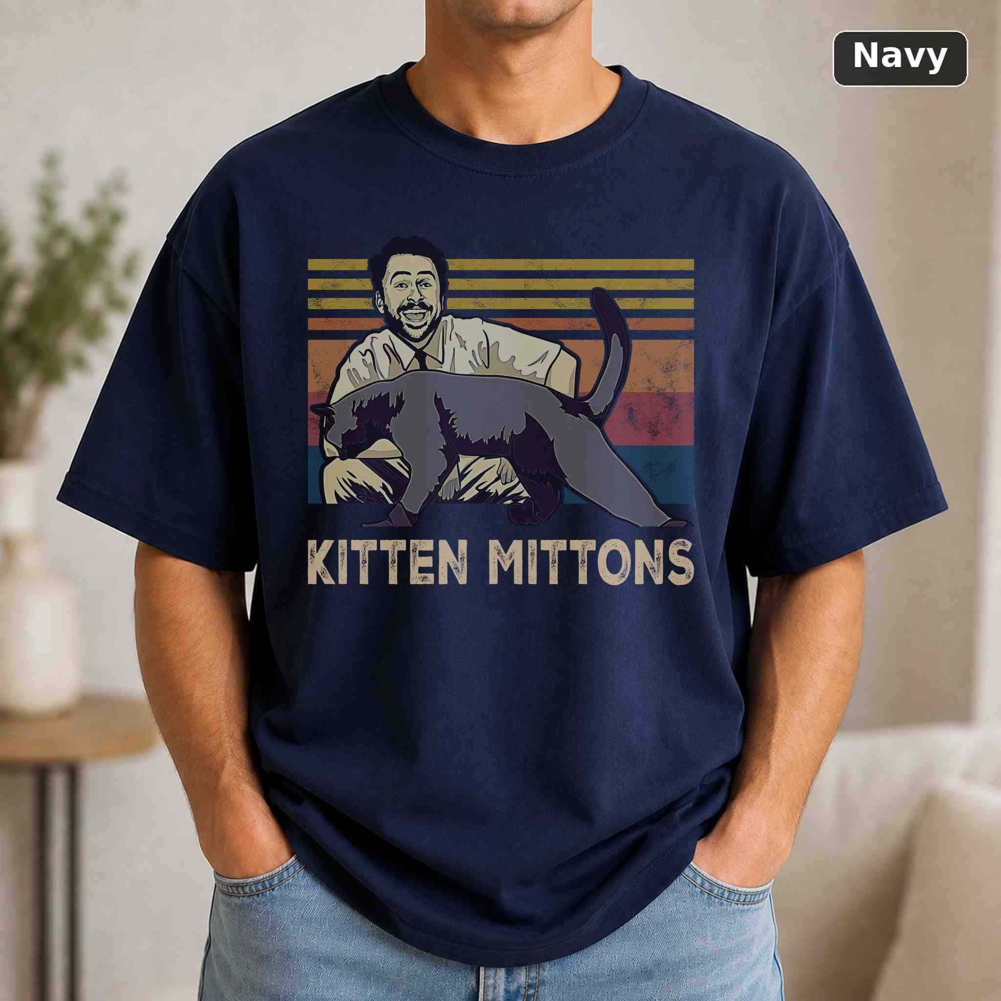 Kitten Mittons Sunny Philadelphia T-Shirt, Vintage Movie Graphic Tee, Retro Film Fan Gift 4