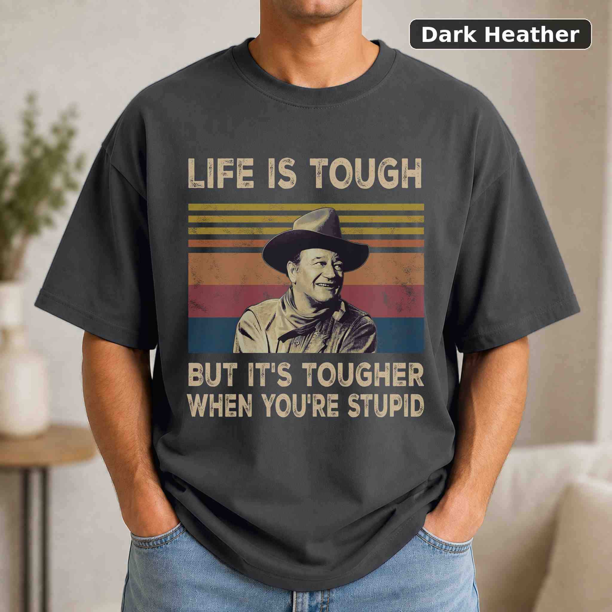 Life Is Tough T-Shirt, Vintage Movie Graphic Tee, Retro Film Fan Gift 3