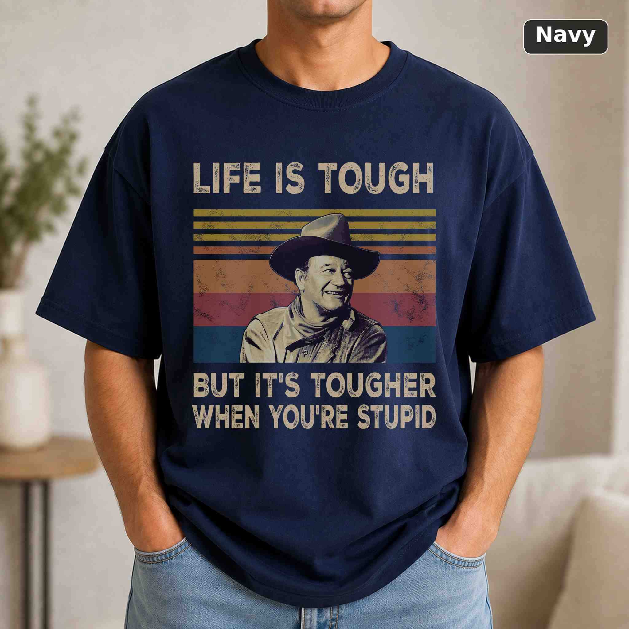 Life Is Tough T-Shirt, Vintage Movie Graphic Tee, Retro Film Fan Gift 4