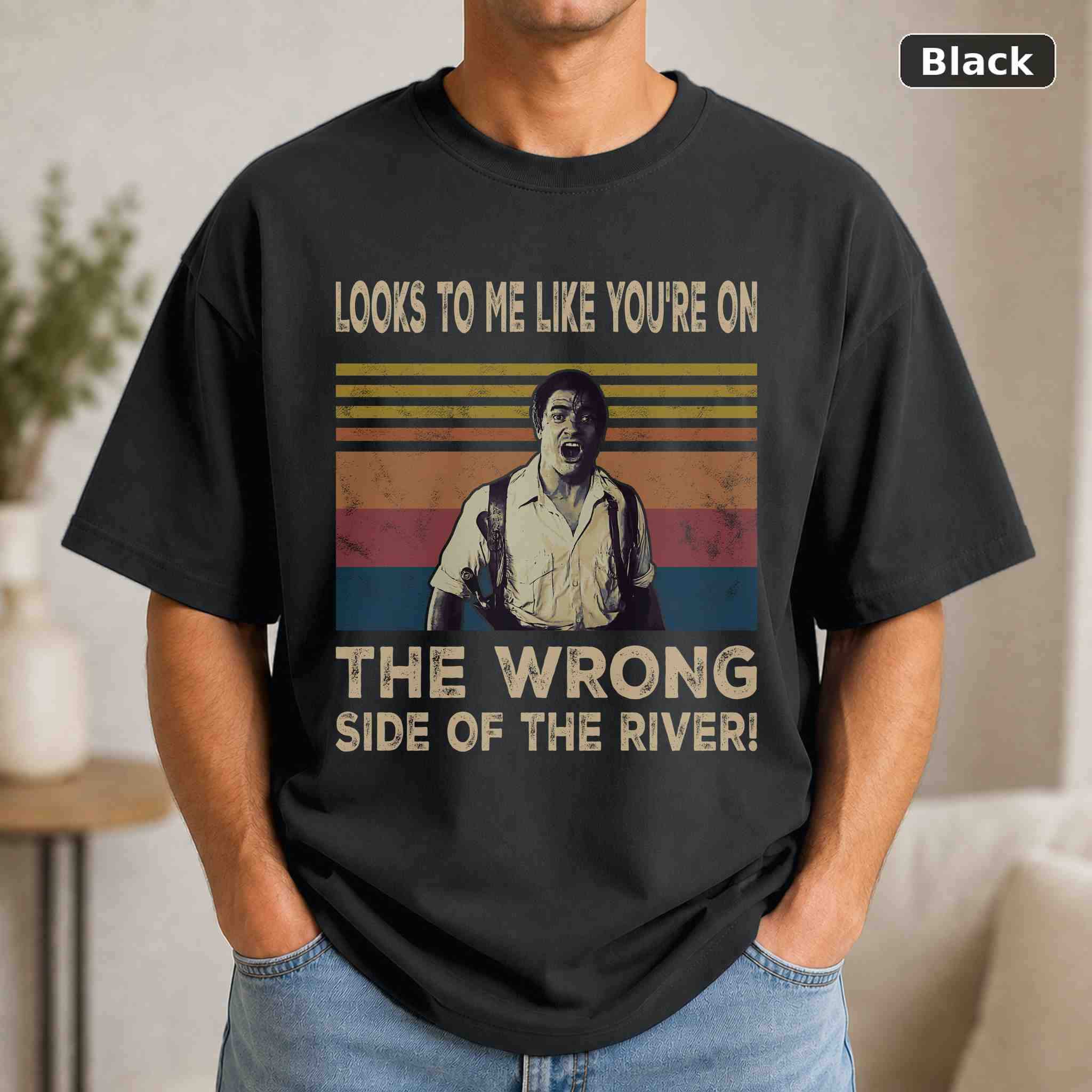 Looks To Me Like You’re On The Wrong T-Shirt, Vintage Movie Graphic Tee, Retro Film Fan Gift Looks To Me Like You’re On The Wrong T-Shirt, Vintage Movie Graphic Tee, Retro Film Fan Gift