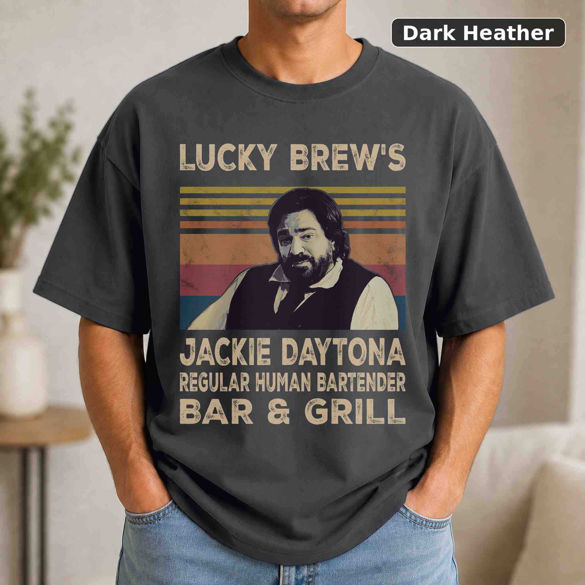 Lucky Brew's Jackie Daytona T-Shirt, Vintage TV Comedy Graphic Tee 3