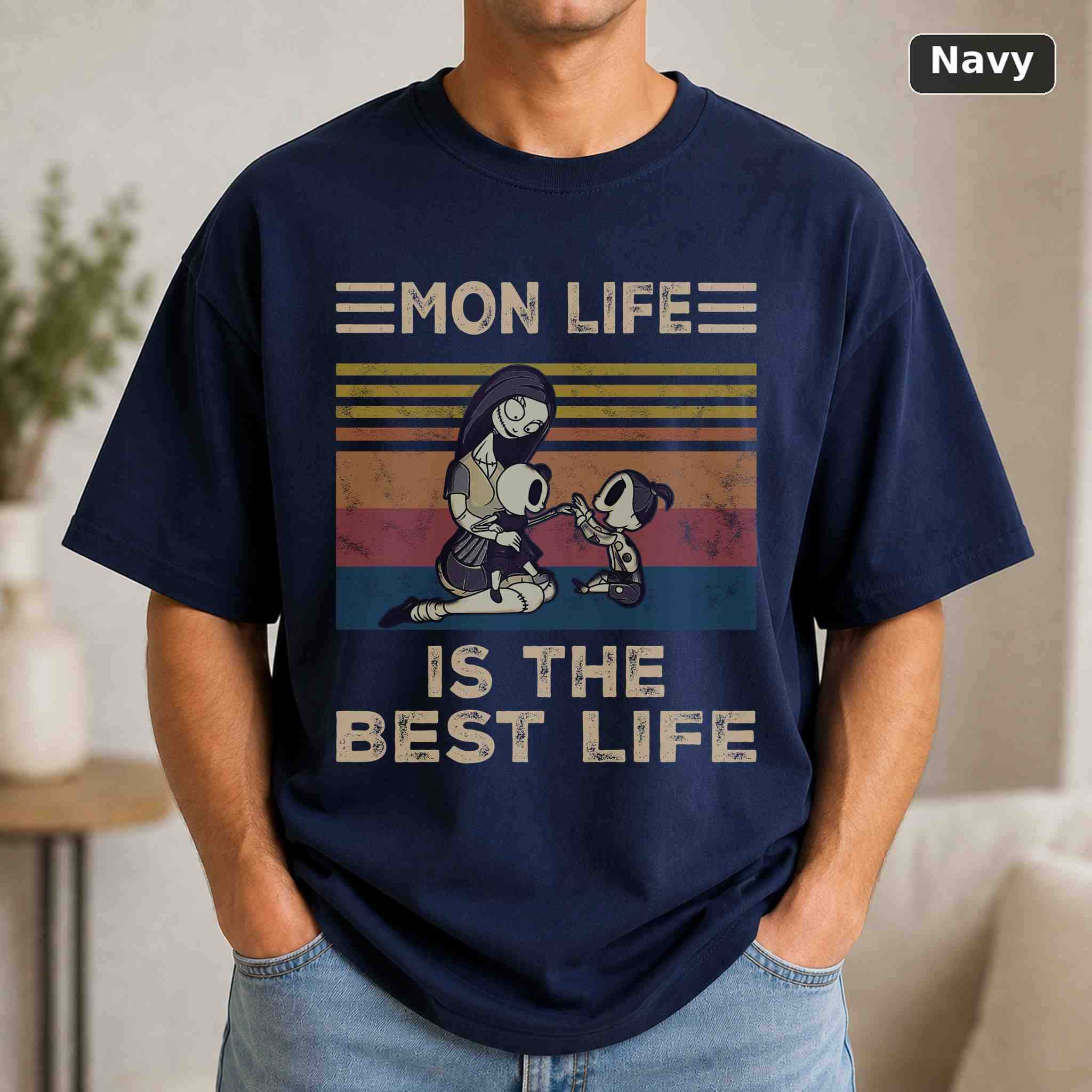 Mon Life Is The Best Life T-Shirt, Vintage Movie Graphic Tee, Retro Film Fan Gift 4