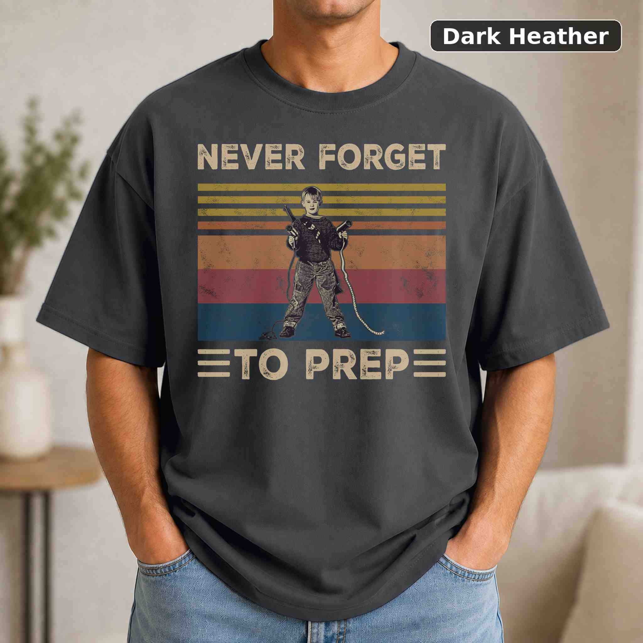 Never Forget To Prep T-Shirt, Vintage Movie Graphic Tee, Retro Film Fan Gift 3