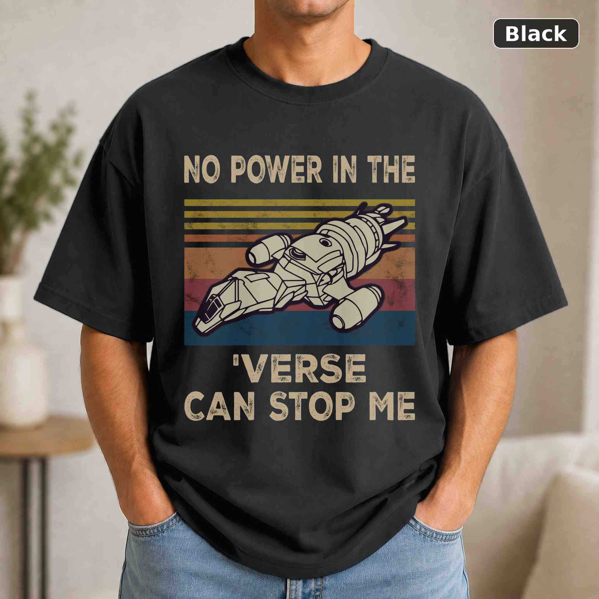 No Power In The ‘Verse Can Stop Me T-Shirt, Vintage Movie Graphic Tee, Retro Film Fan Gift