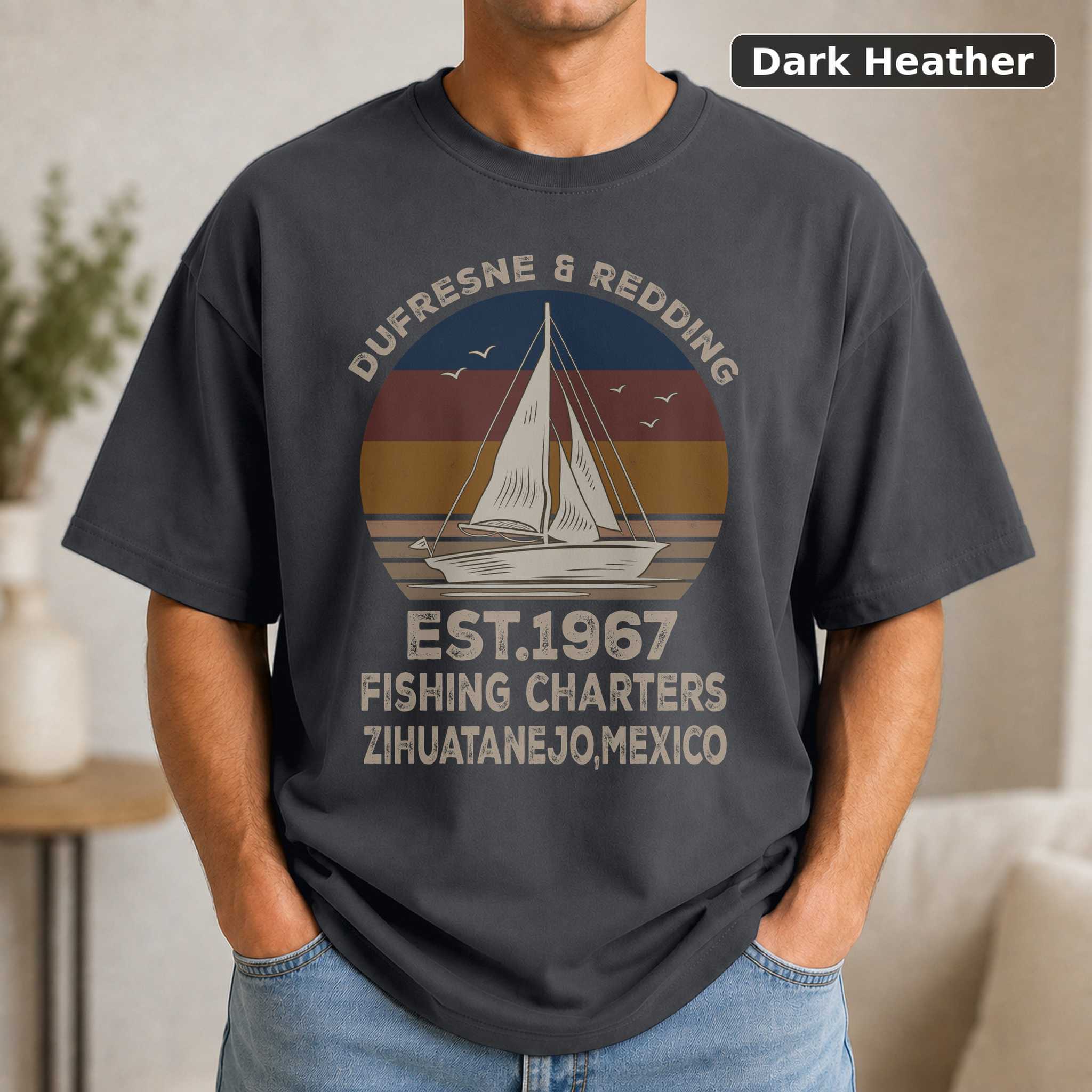 Dufresne And Redding Fishing Charters Vintage Movie Shirt 3