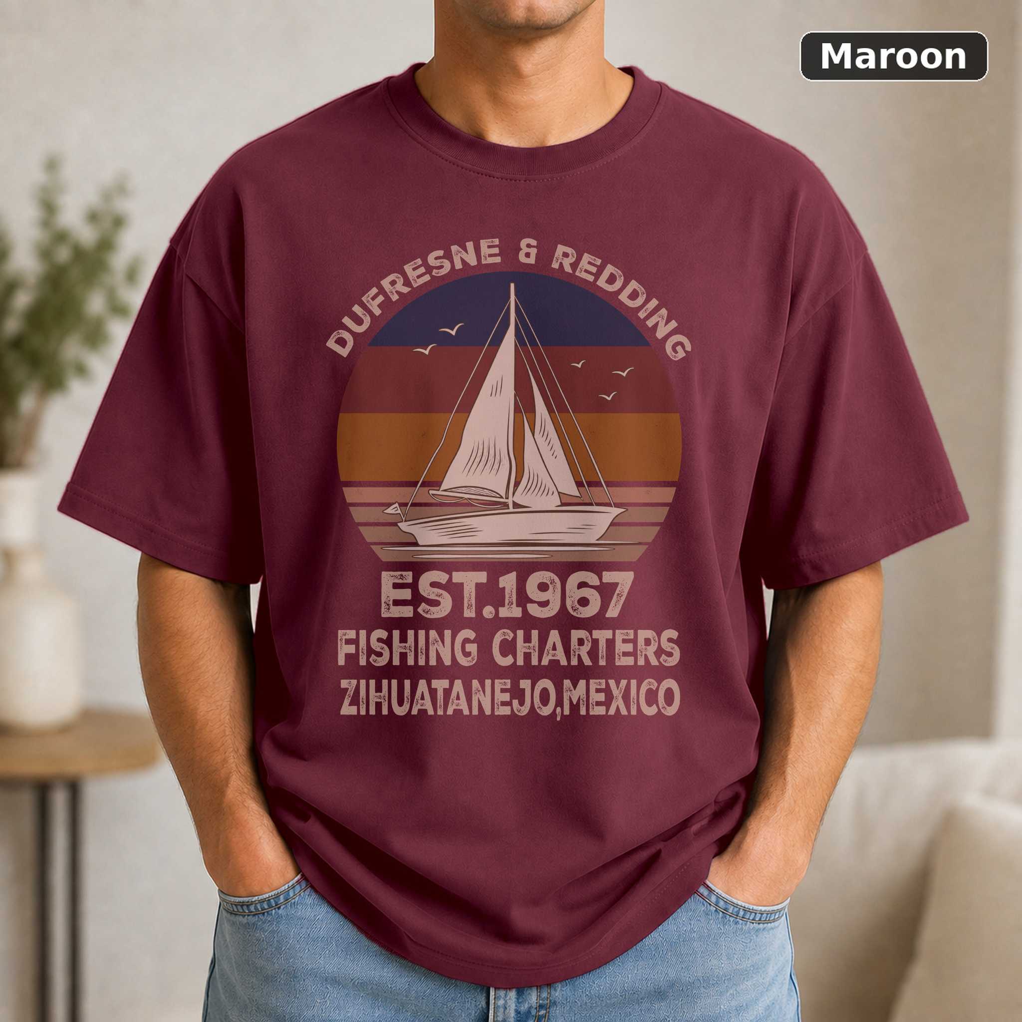 Dufresne And Redding Fishing Charters Vintage Movie Shirt 4