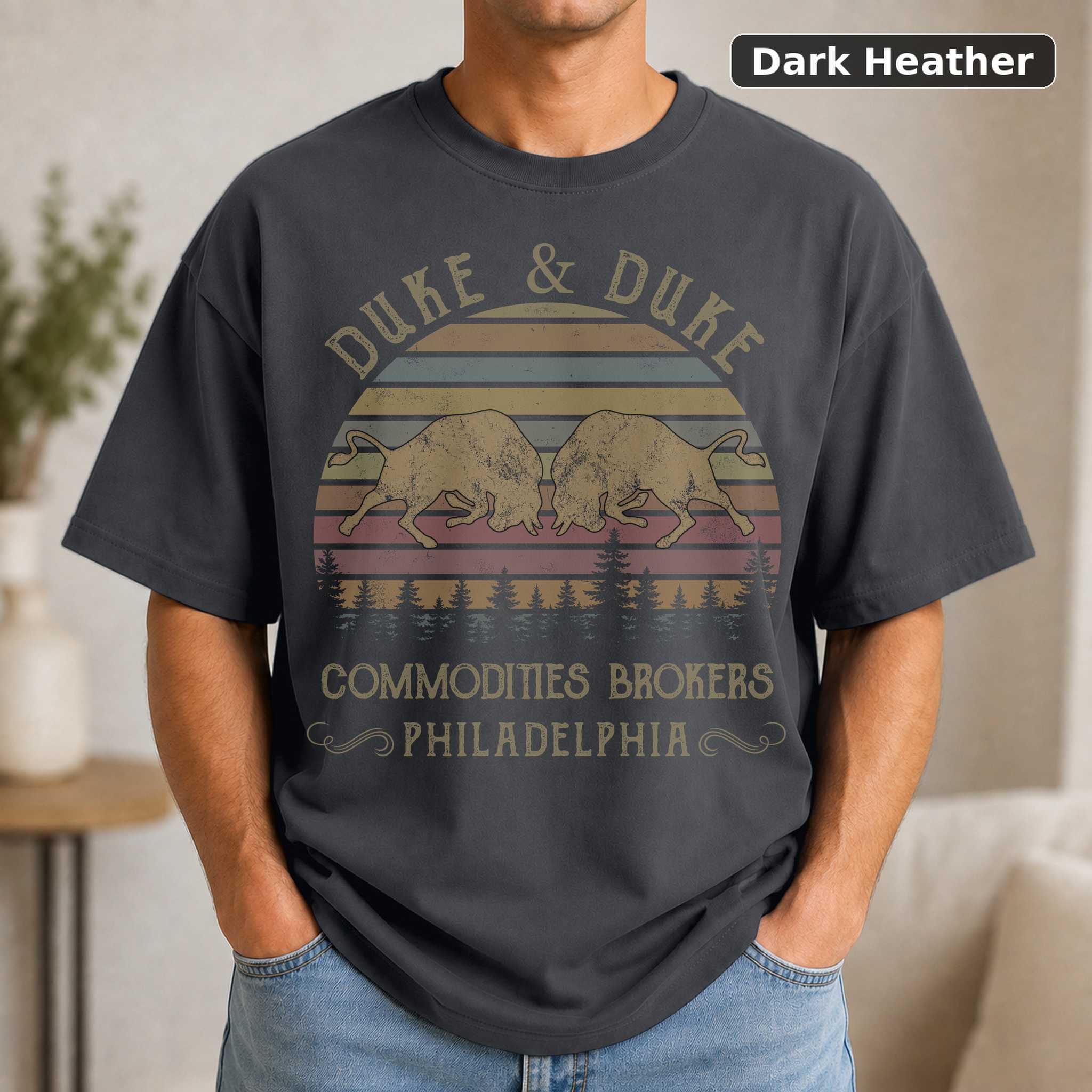 Duke & Duke Commodities Brokers T-Shirt, Funny Movie Tee 3