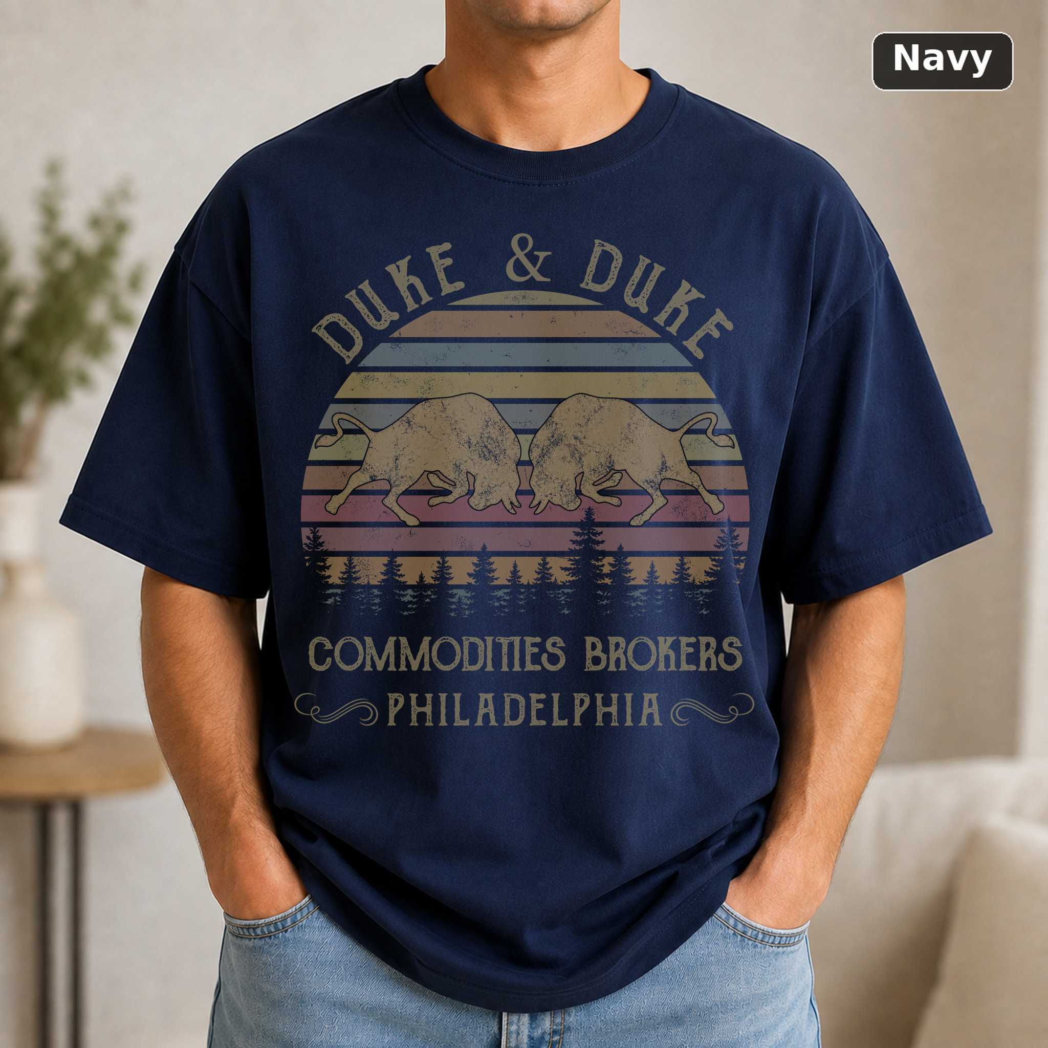 Duke & Duke Commodities Brokers T-Shirt, Funny Movie Tee 5