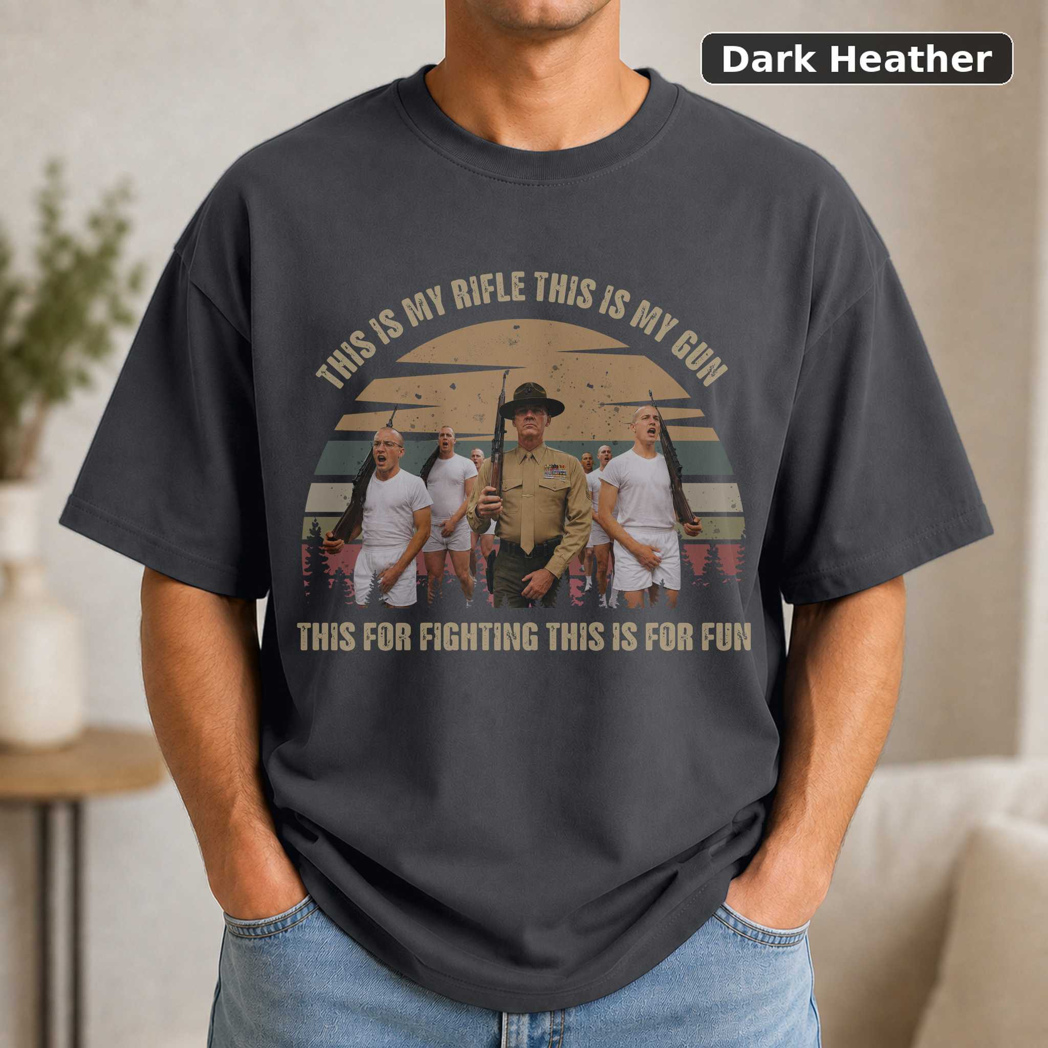 Full Metal Jacket Hartman T-Shirt, Movie Comedy Shirt 3