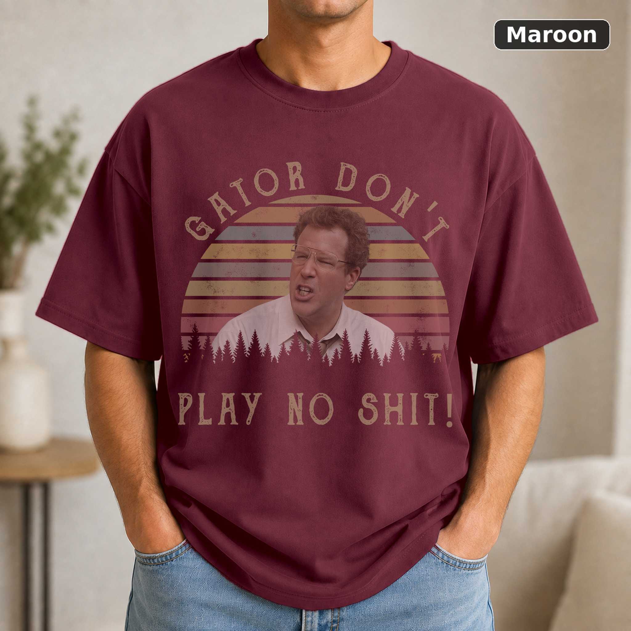 Gator Don’t Play No The Other Guys Allen Gamble Will Ferrell Vintage T-Shirt, Funny T-Shirt, Classic Movie T-Shirt 4