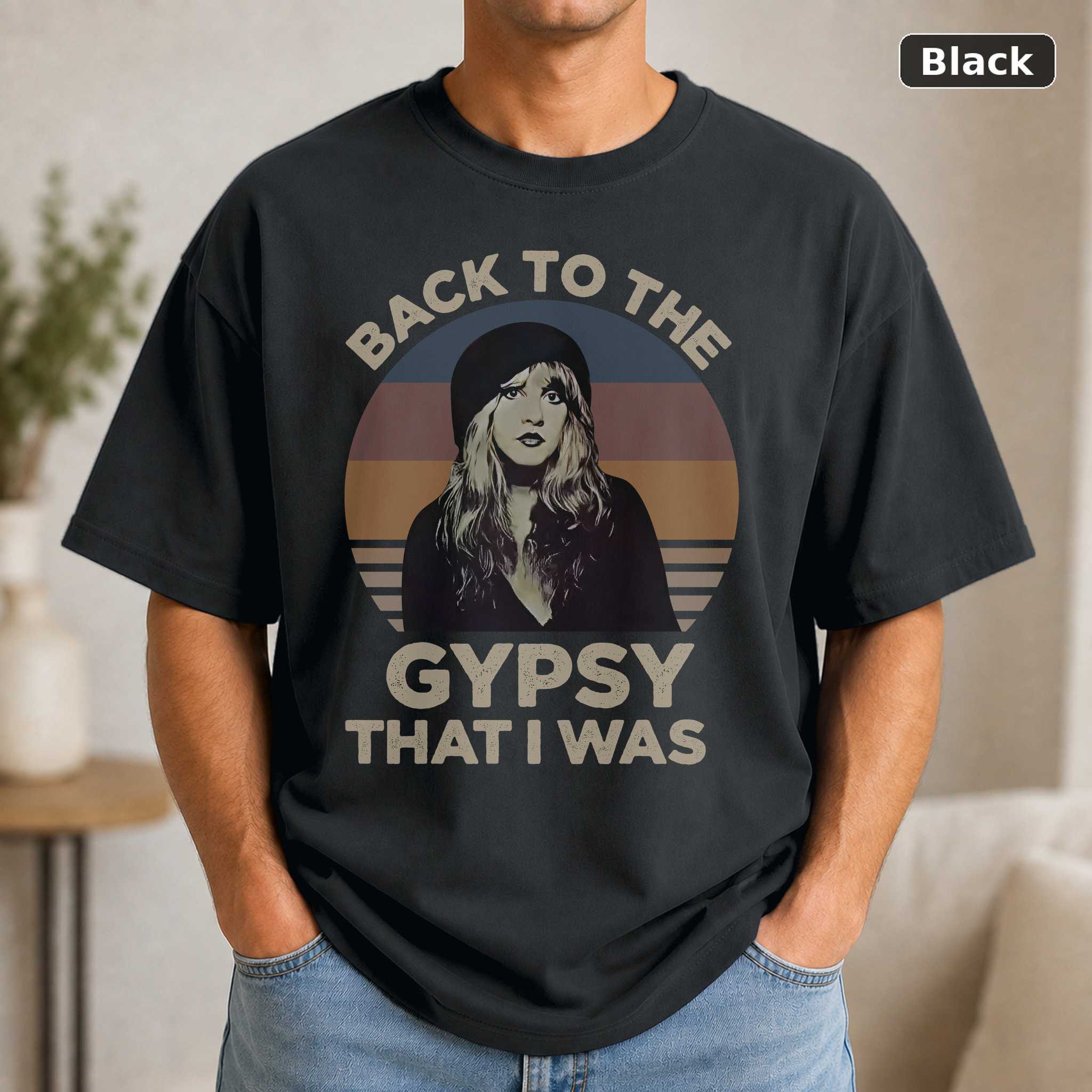 Gearseasons Stevie Nicks Back To The Gypsy That I Was Vintage Movie TShirt