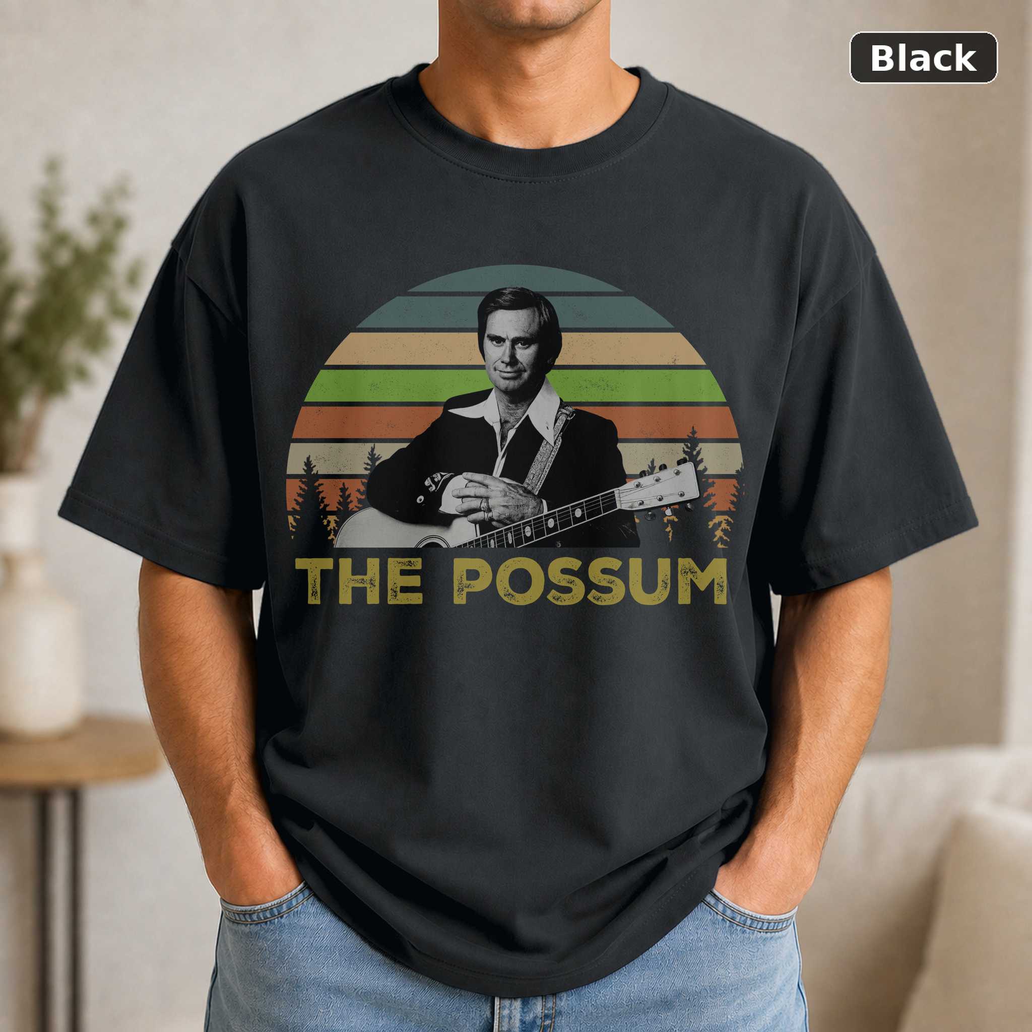 George Jones The Possum Vintage Comfort Colors T-Shirt, George Jones Shirt, Music Lovers Shirt, Country Music Shirt, Gif