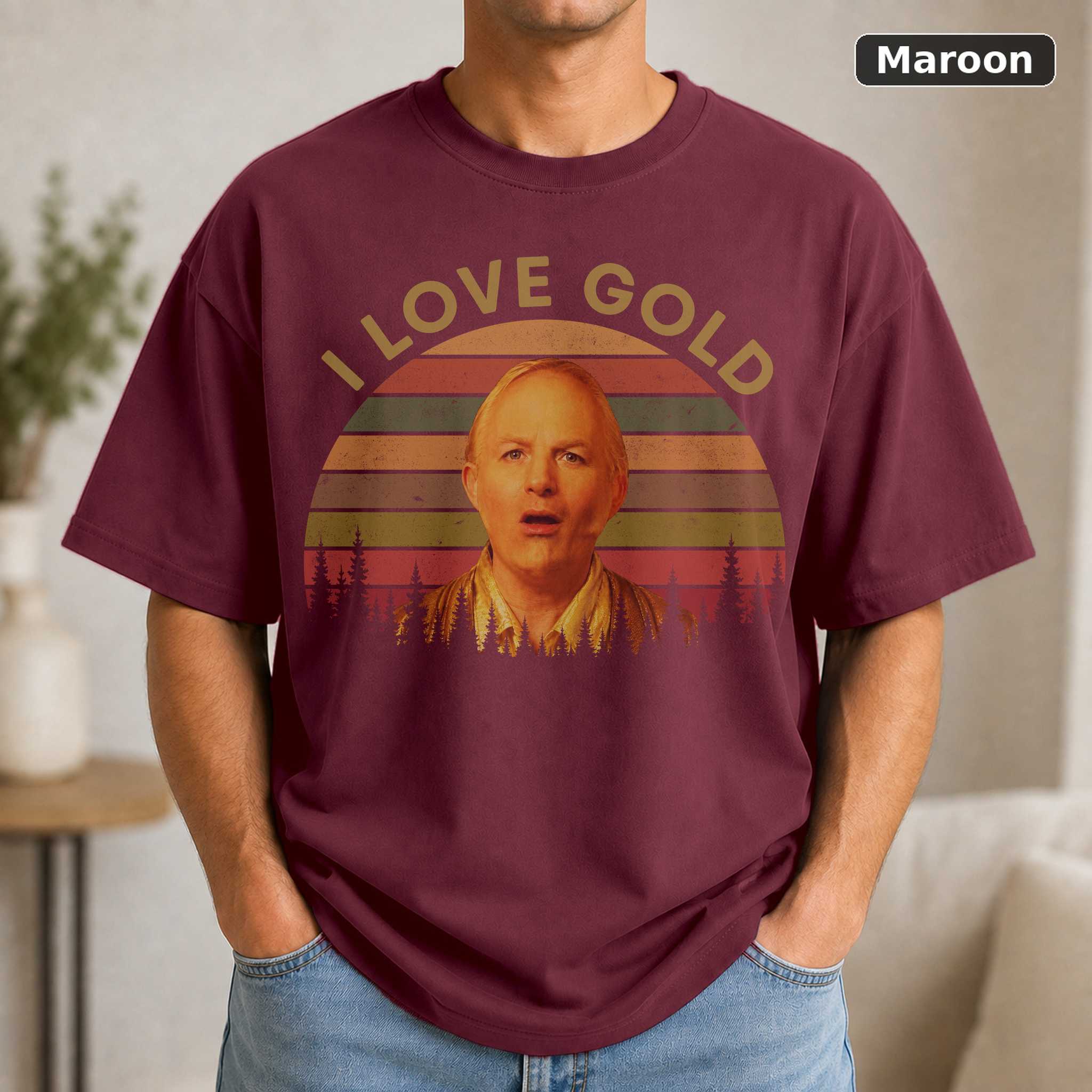 Goldmember Shirt, I Love Gold Vintage T-Shirt, Movies Quote Unisex Tshirt 4