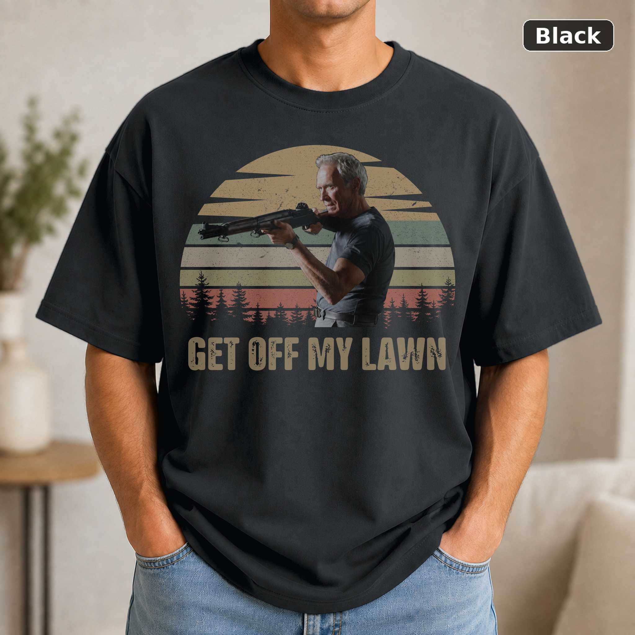 Gran Torino Walt Kowalski T-Shirt, Get Off My Lawn Movie Tee Gran Torino Walt Kowalski T-Shirt, Get Off My Lawn Movie Tee