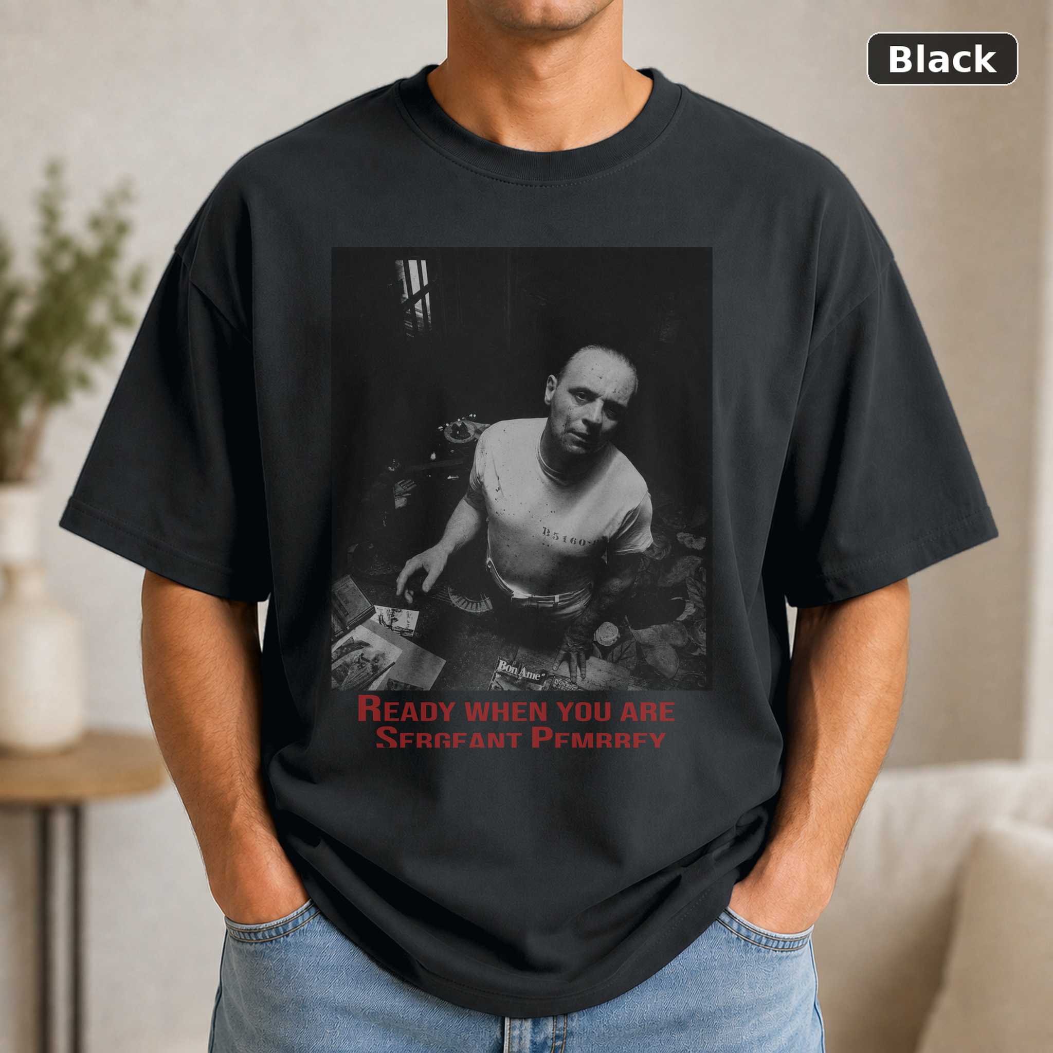 Hannibal Lecter T-Shirt – The Silence of The Lambs Movie Tee Hannibal Lecter T-Shirt – The Silence of The Lambs Movie Tee
