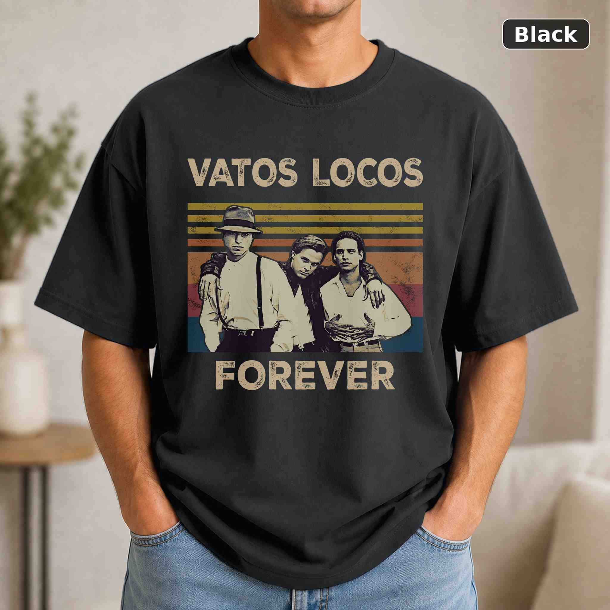Vatos Locos Forever T-Shirt, Blood In Blood Out Movie Graphic Tee, Classic Film Fan Gift