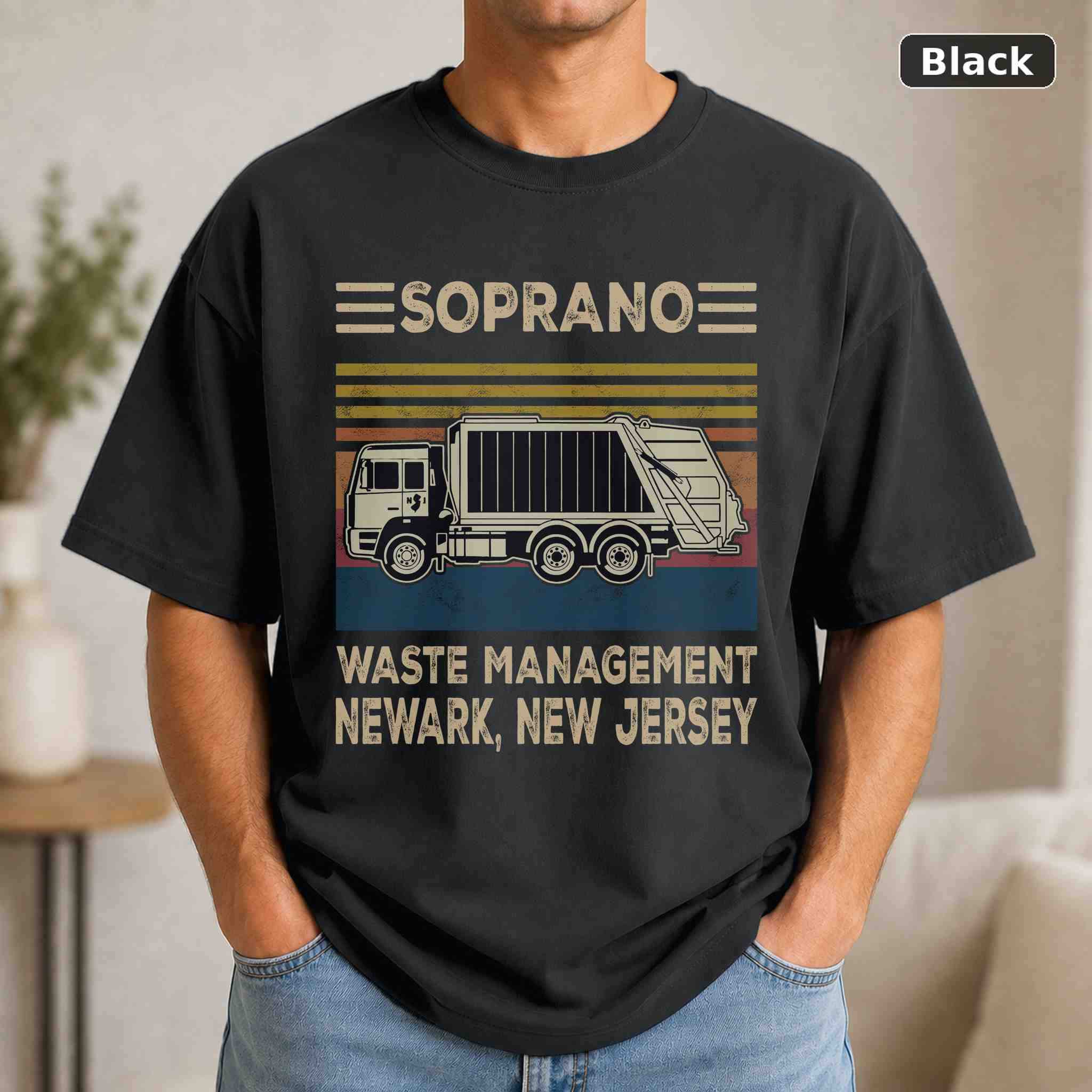 Waste Management T-Shirt, The Sopranos TV Show Graphic Tee, TV Fan Gift Waste Management T-Shirt, The Sopranos TV Show Graphic Tee, TV Fan Gift