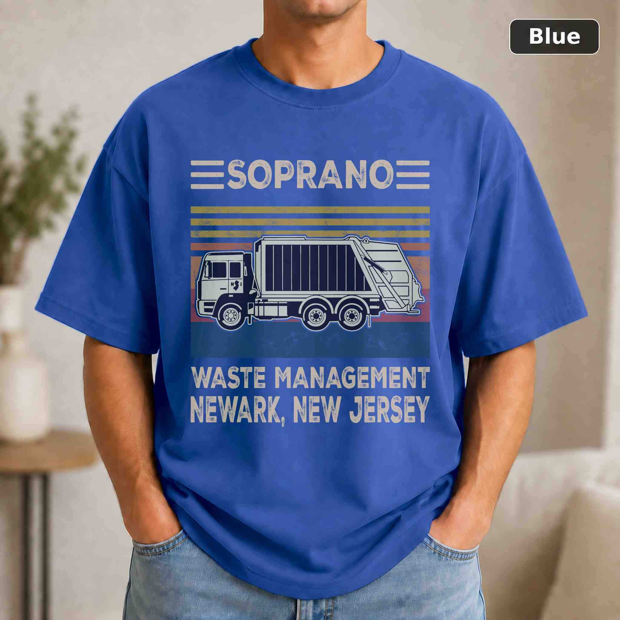 Waste Management T-Shirt, The Sopranos TV Show Graphic Tee, TV Fan Gift 2