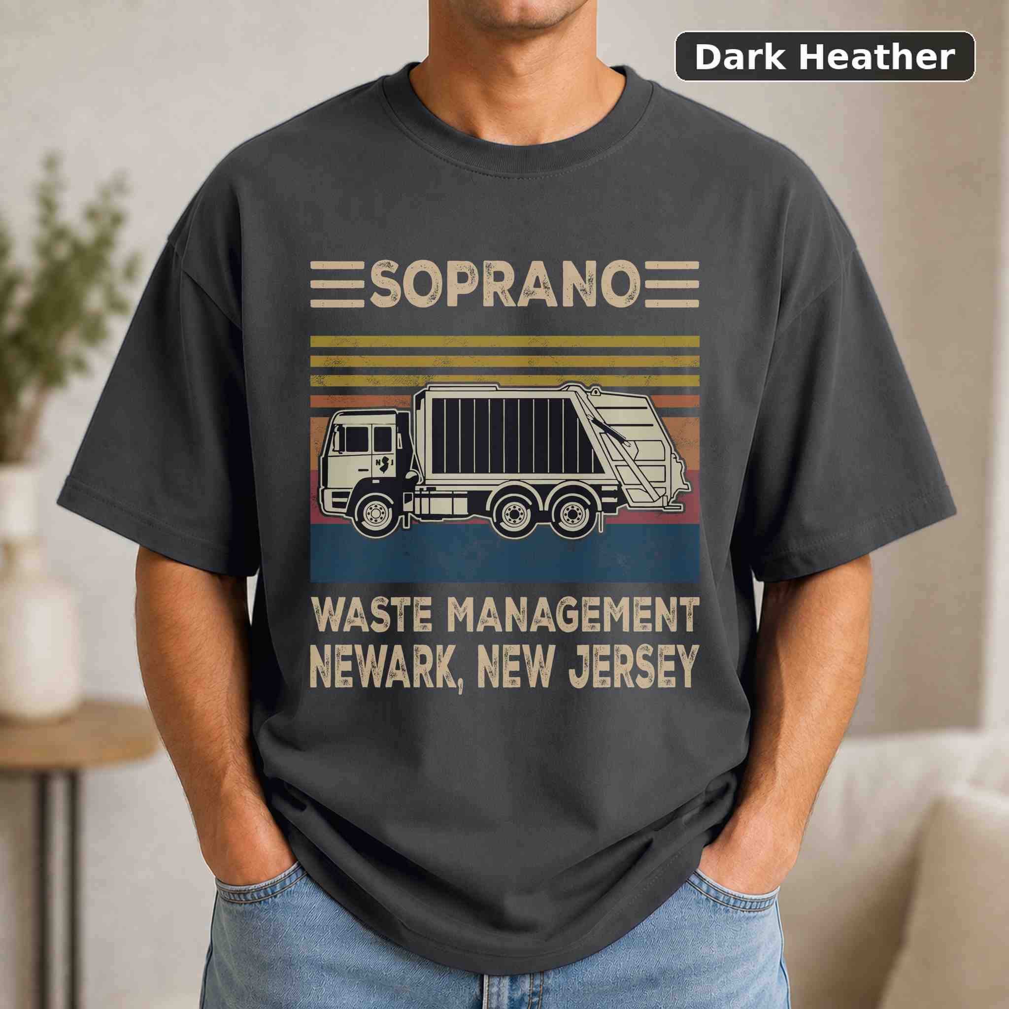 Waste Management T-Shirt, The Sopranos TV Show Graphic Tee, TV Fan Gift 3