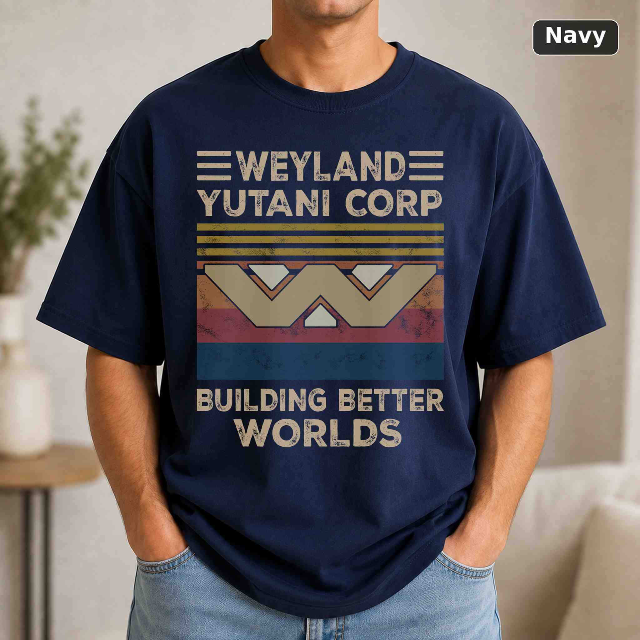 Weyland Yutani Corp T-Shirt, Alien Sci-Fi Movie Graphic Tee, Sci-Fi Fan Gift 4