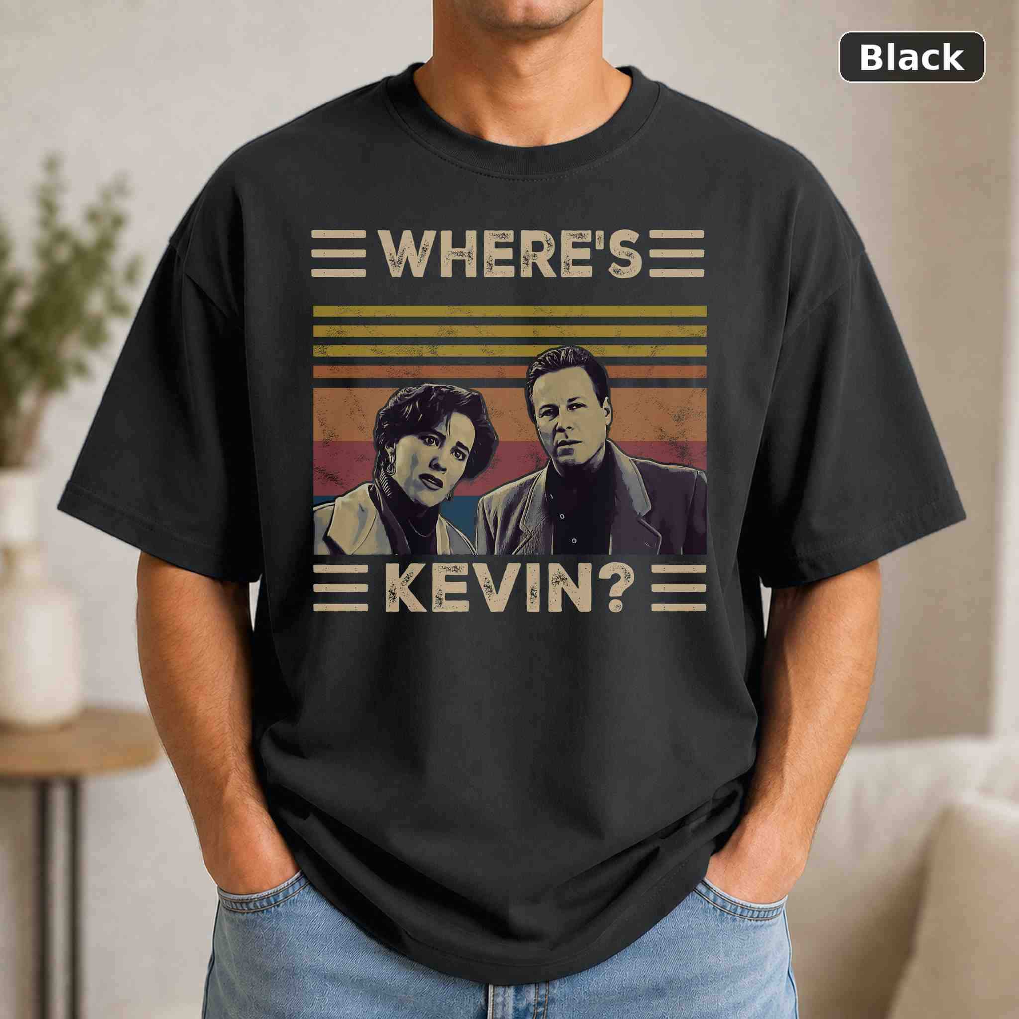 Where’s Kevin Funny T-Shirt, Home Alone Christmas Movie Graphic Tee, Holiday Film Fan Gift Where’s Kevin Funny T-Shirt, Home Alone Christmas Movie Graphic Tee, Holiday Film Fan Gift