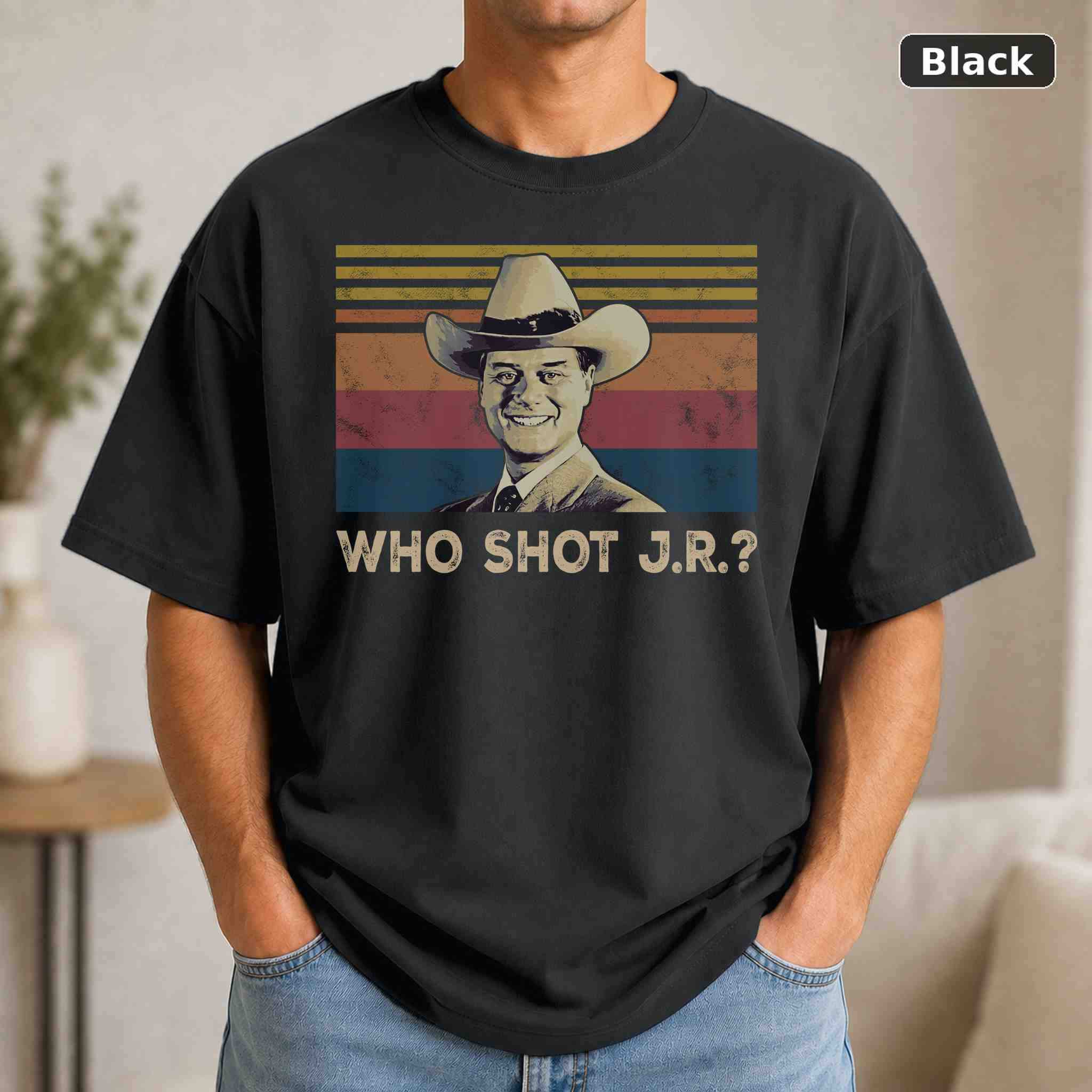 Who Shot J.R. T-Shirt, Dallas TV Show Graphic Tee, TV Fan Gift Who Shot J.R. T-Shirt, Dallas TV Show Graphic Tee, TV Fan Gift