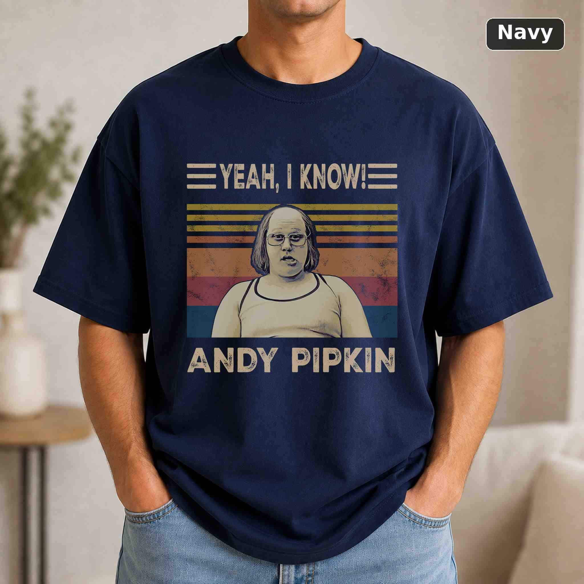 Yeah I Know Andy Pipkin T-Shirt, Little Britain TV Show Graphic Tee, TV Fan Gift 4
