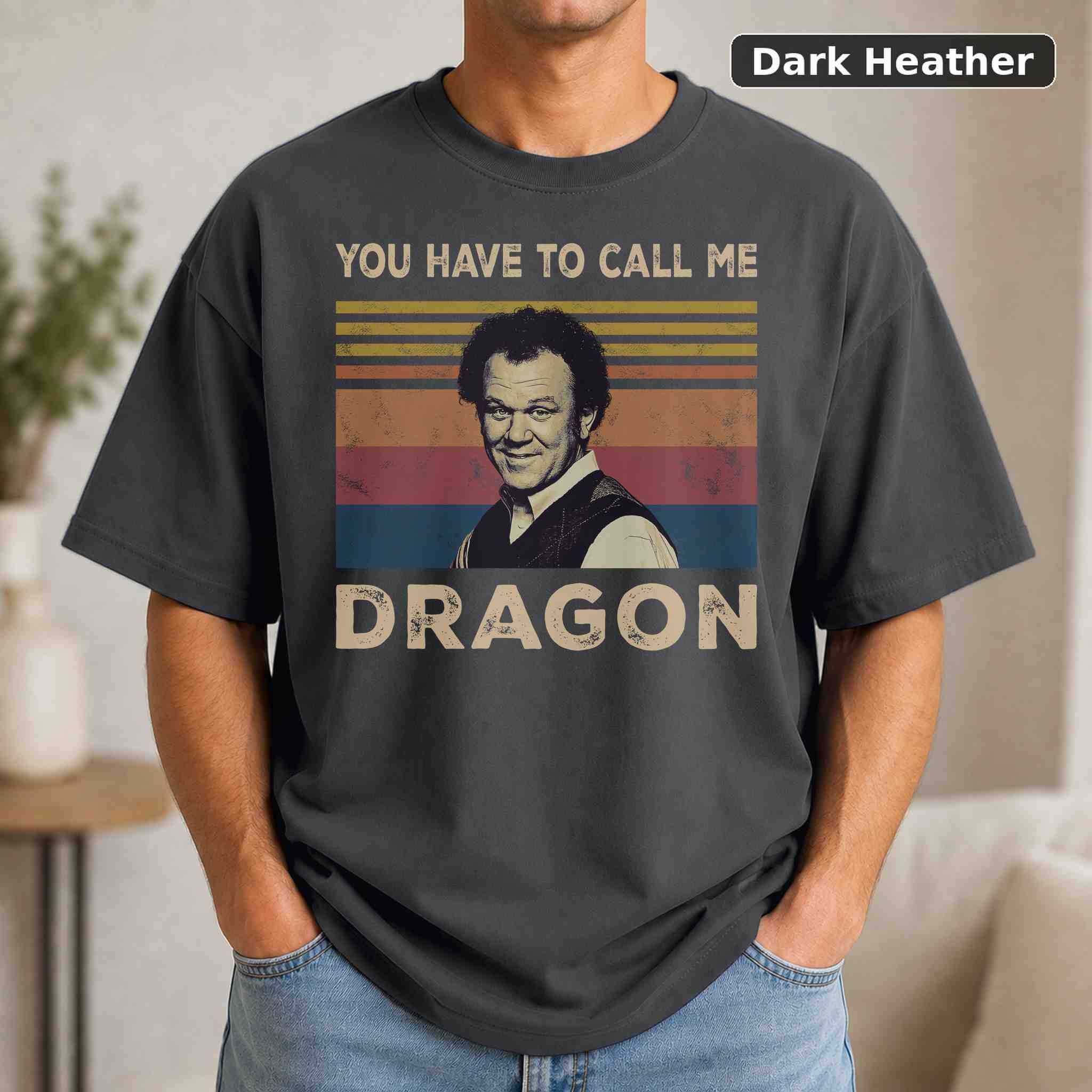 Call Me Dragon Dale Doback T-Shirt, Step Brothers Movie Graphic Tee, Classic Film Fan Gift 3