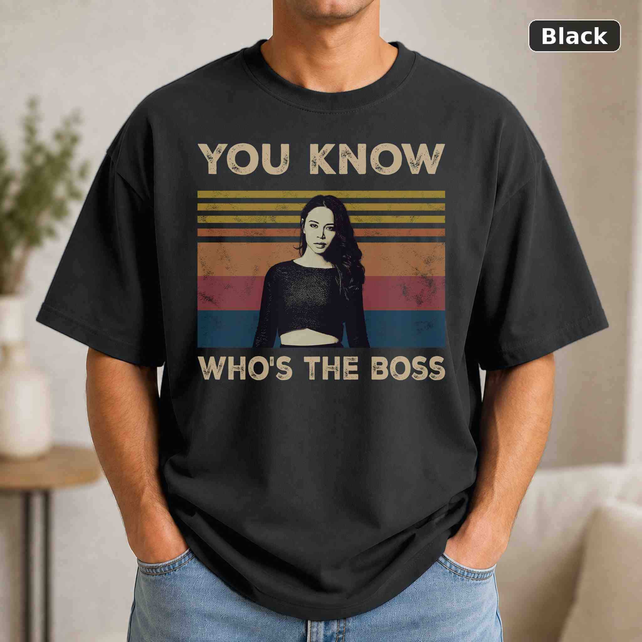 You Know Who’s The Boss T-Shirt, Dark Matter TV Show Graphic Tee, TV Fan Gift