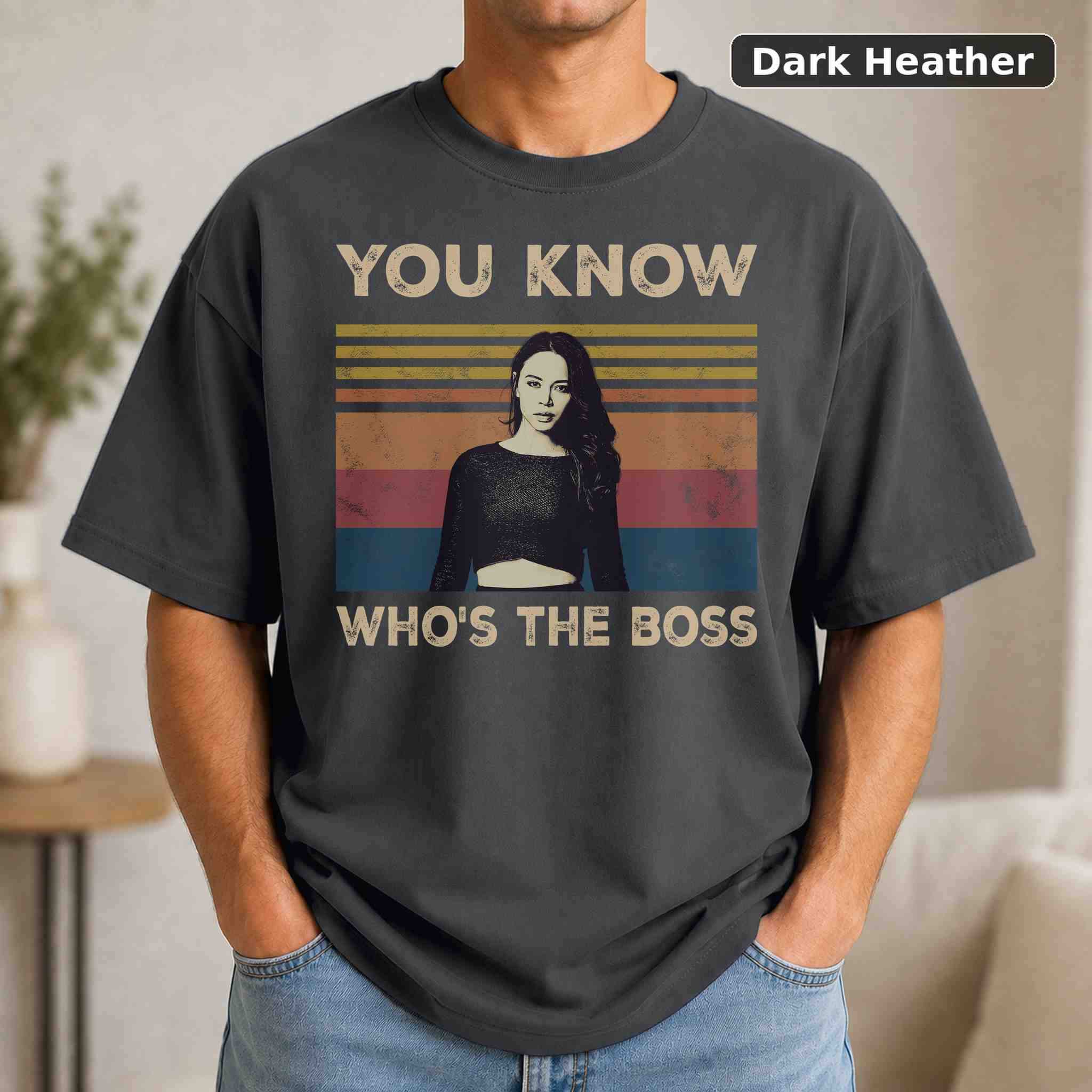 You Know Who's The Boss T-Shirt, Dark Matter TV Show Graphic Tee, TV Fan Gift 3