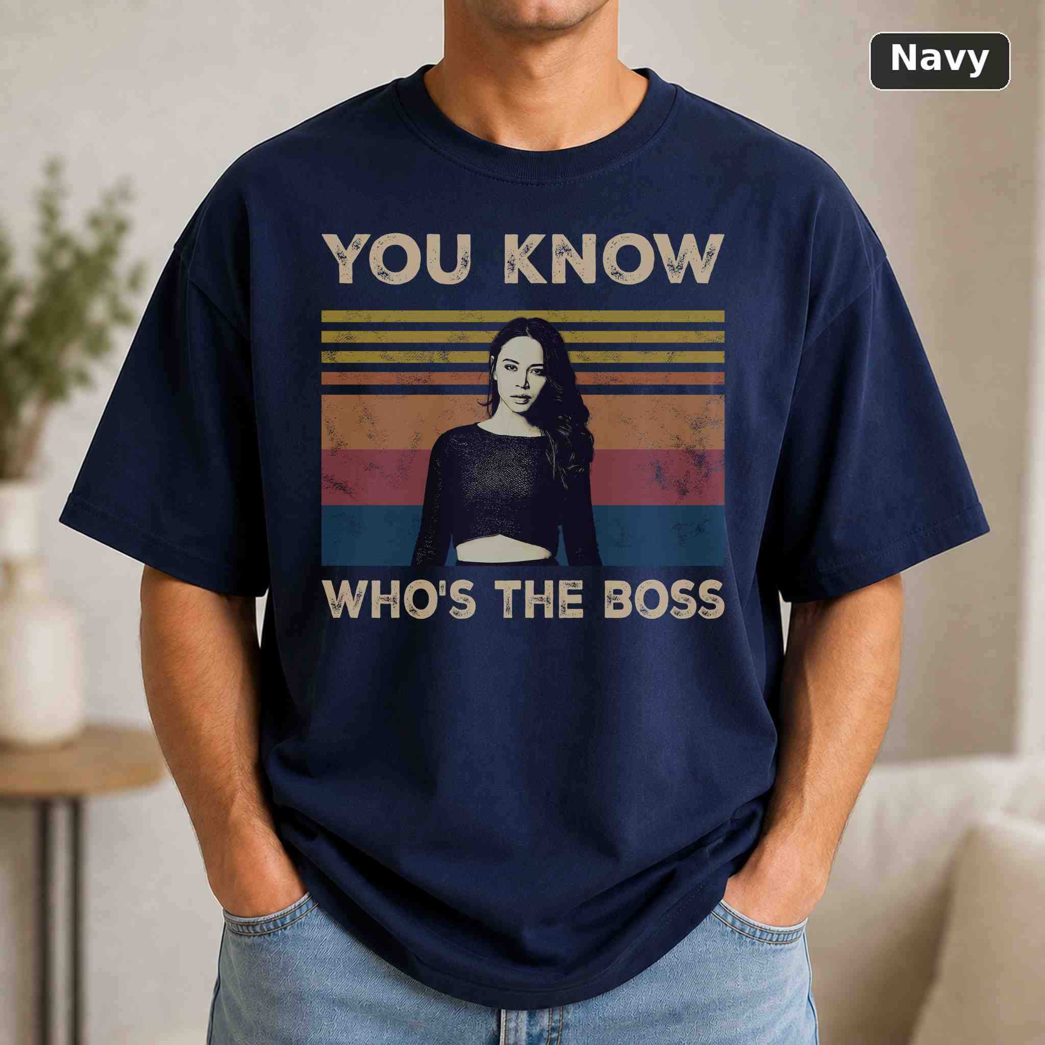 You Know Who's The Boss T-Shirt, Dark Matter TV Show Graphic Tee, TV Fan Gift 4