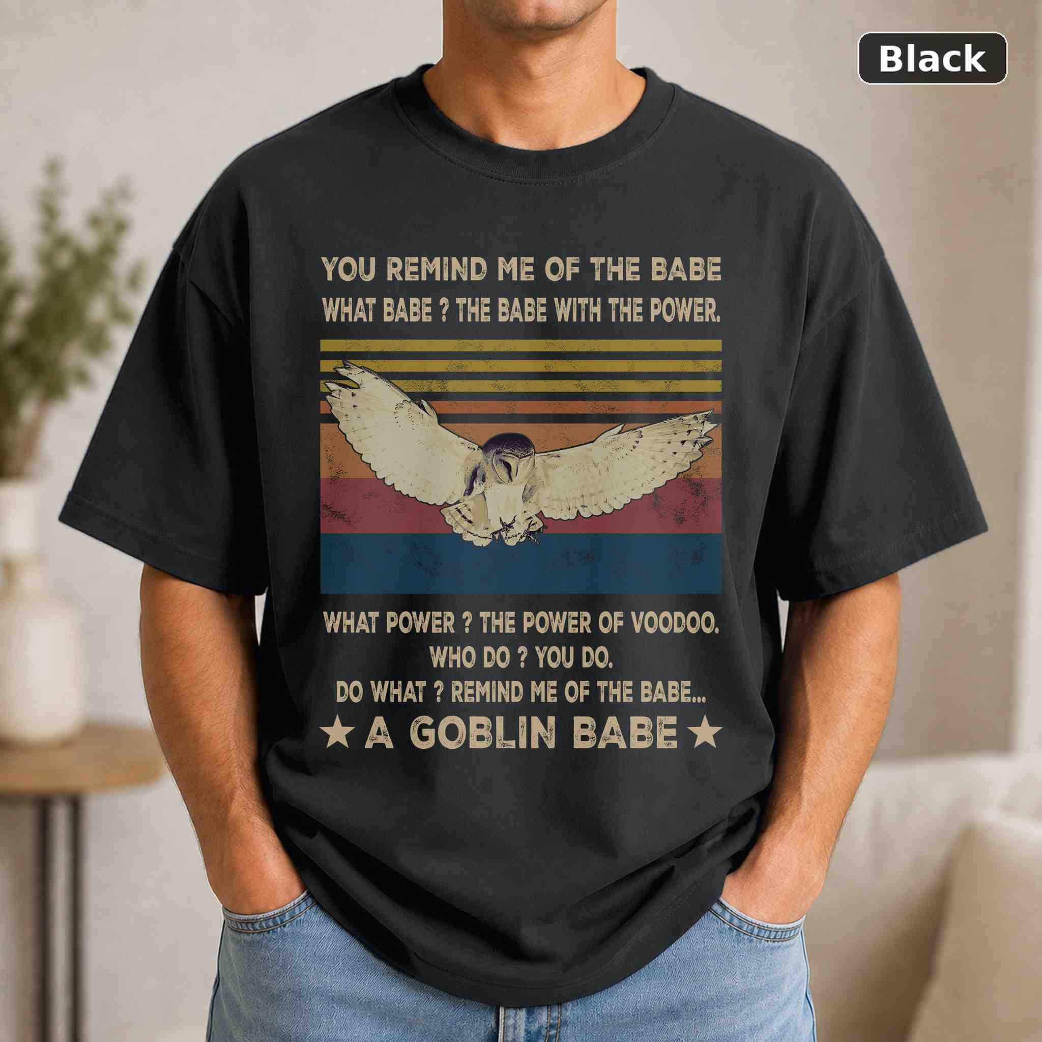 The Babe With the Power T-Shirt, Labyrinth Fantasy Movie Graphic Tee, Fantasy Fan Gift The Babe With the Power T-Shirt, Labyrinth Fantasy Movie Graphic Tee, Fantasy Fan Gift
