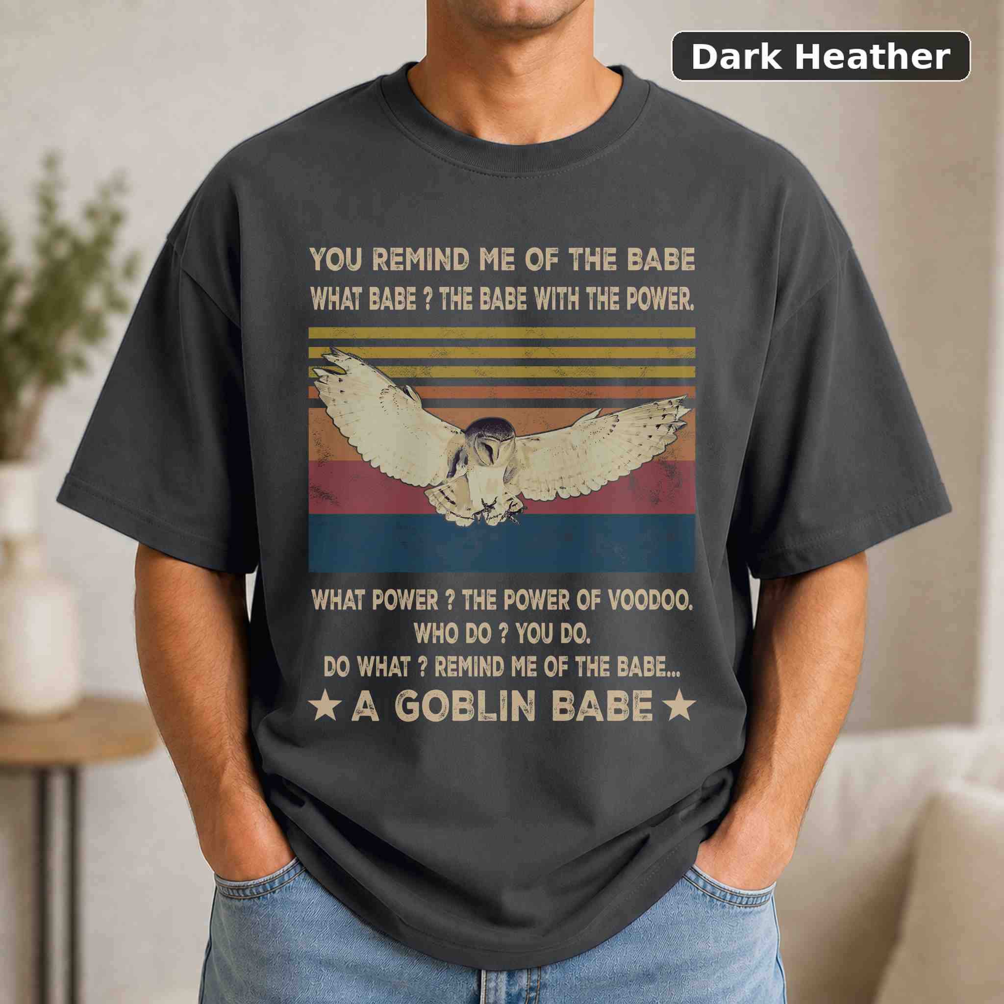 The Babe With the Power T-Shirt, Labyrinth Fantasy Movie Graphic Tee, Fantasy Fan Gift 3