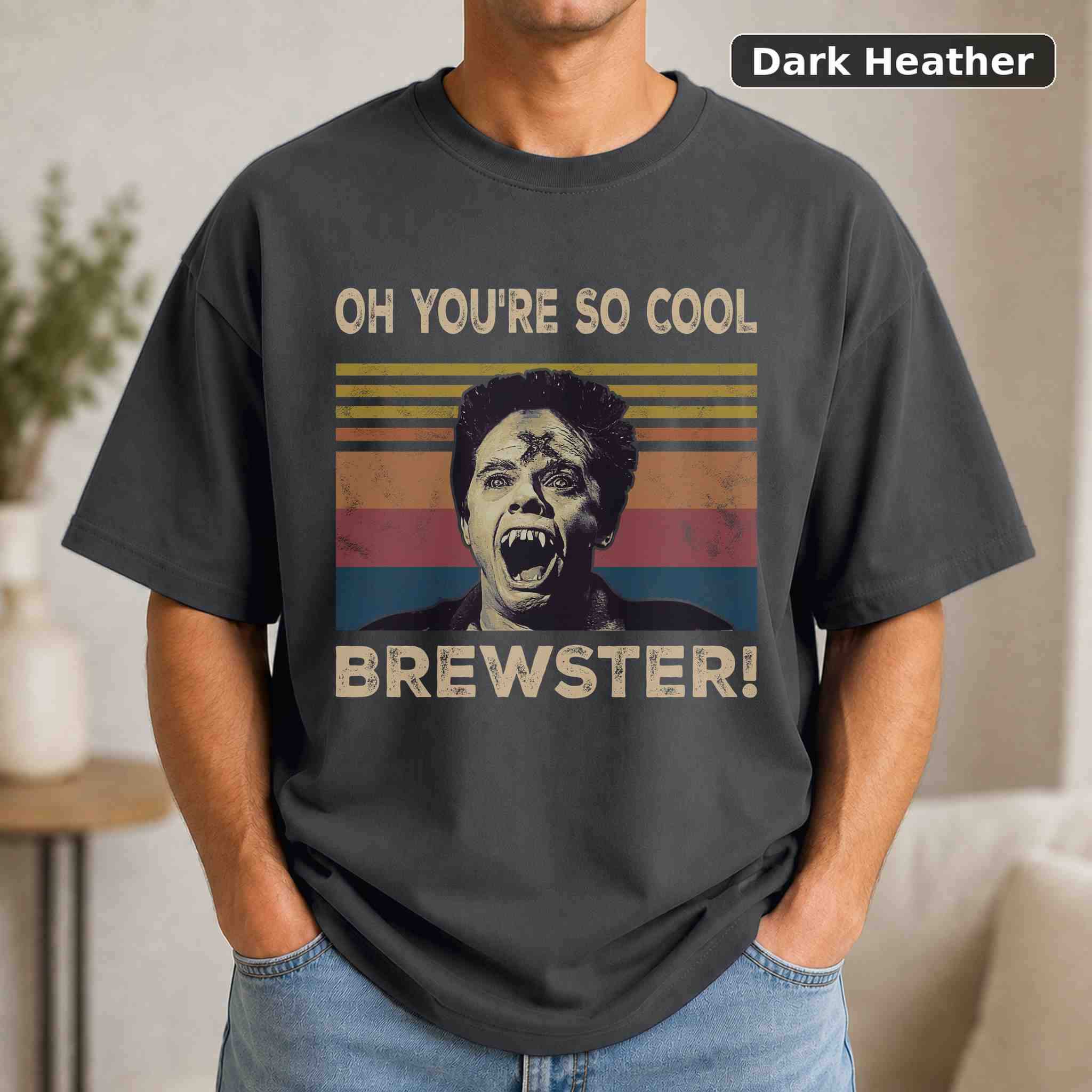 Oh You're So Cool Brewster T-Shirt, Vintage Movie Quote Graphic Tee, Classic Film Fan Gift 3