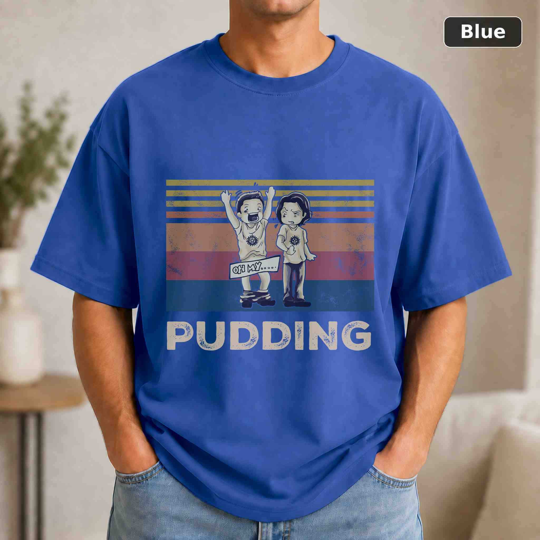 Pudding Sam Dean T-Shirt, Vintage Movie Quote Graphic Tee, Classic Film Fan Gift 2