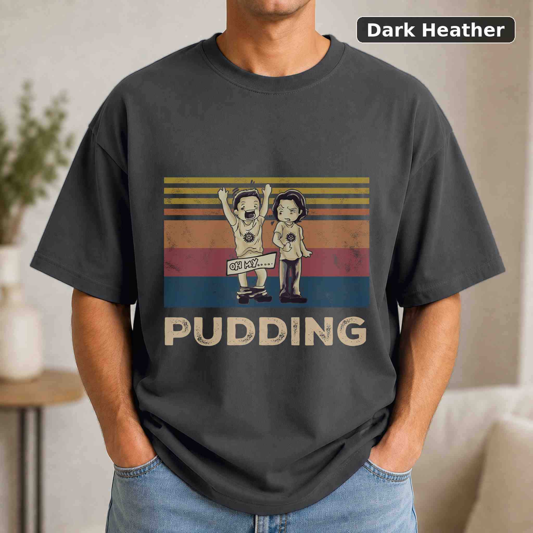 Pudding Sam Dean T-Shirt, Vintage Movie Quote Graphic Tee, Classic Film Fan Gift 3