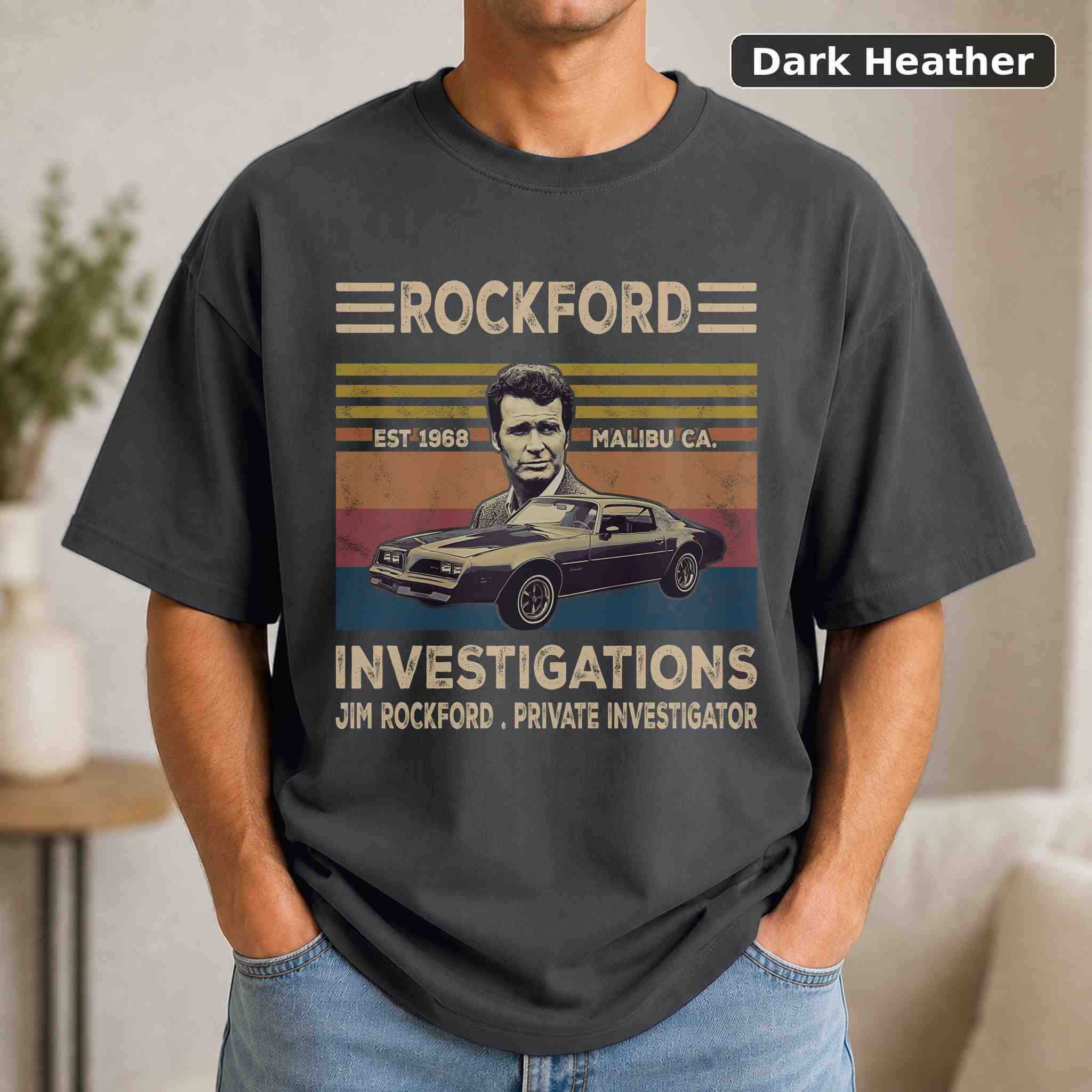 Rockford Investigations T-Shirt, Vintage Movie Quote Graphic Tee, Classic Film Fan Gift 3