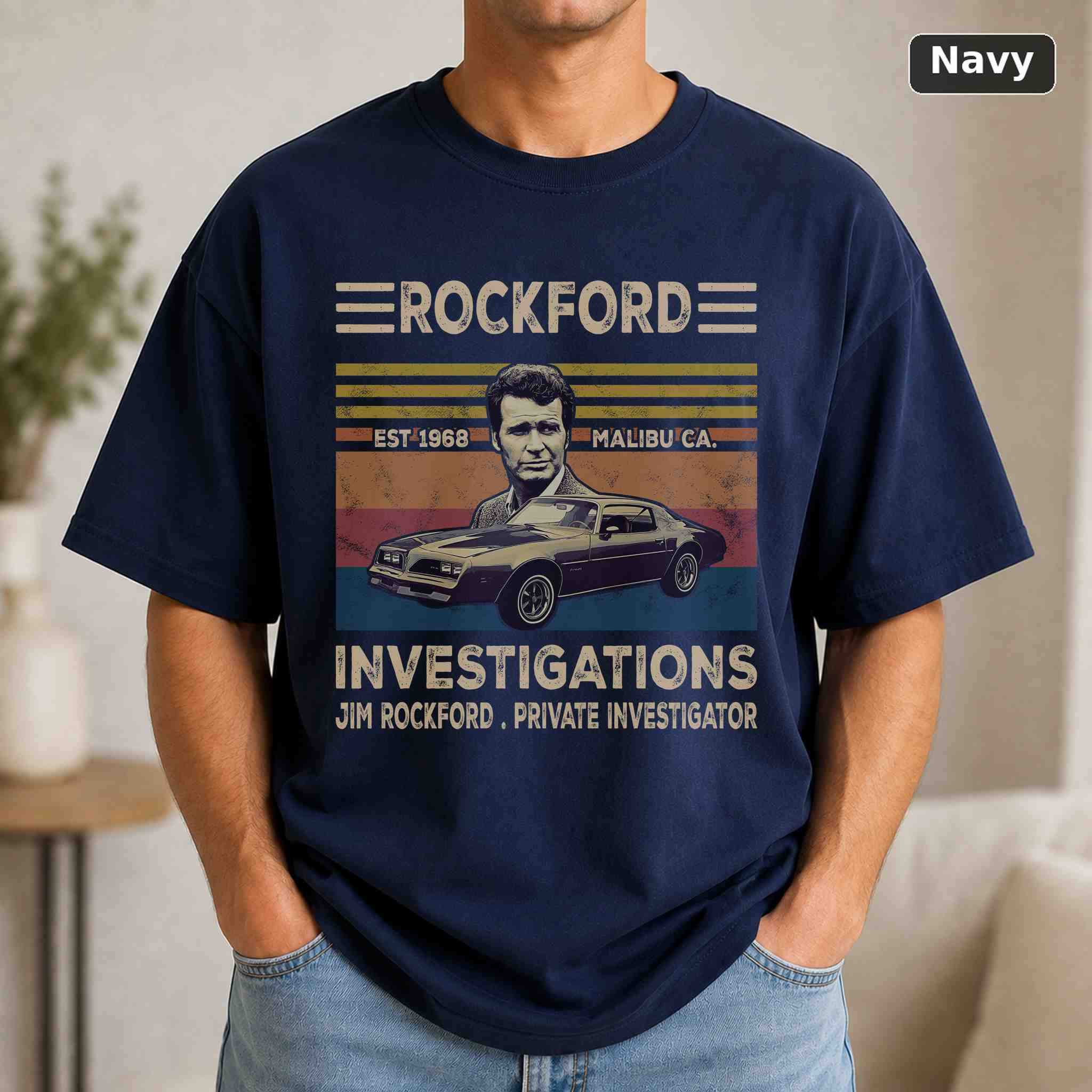 Rockford Investigations T-Shirt, Vintage Movie Quote Graphic Tee, Classic Film Fan Gift 4