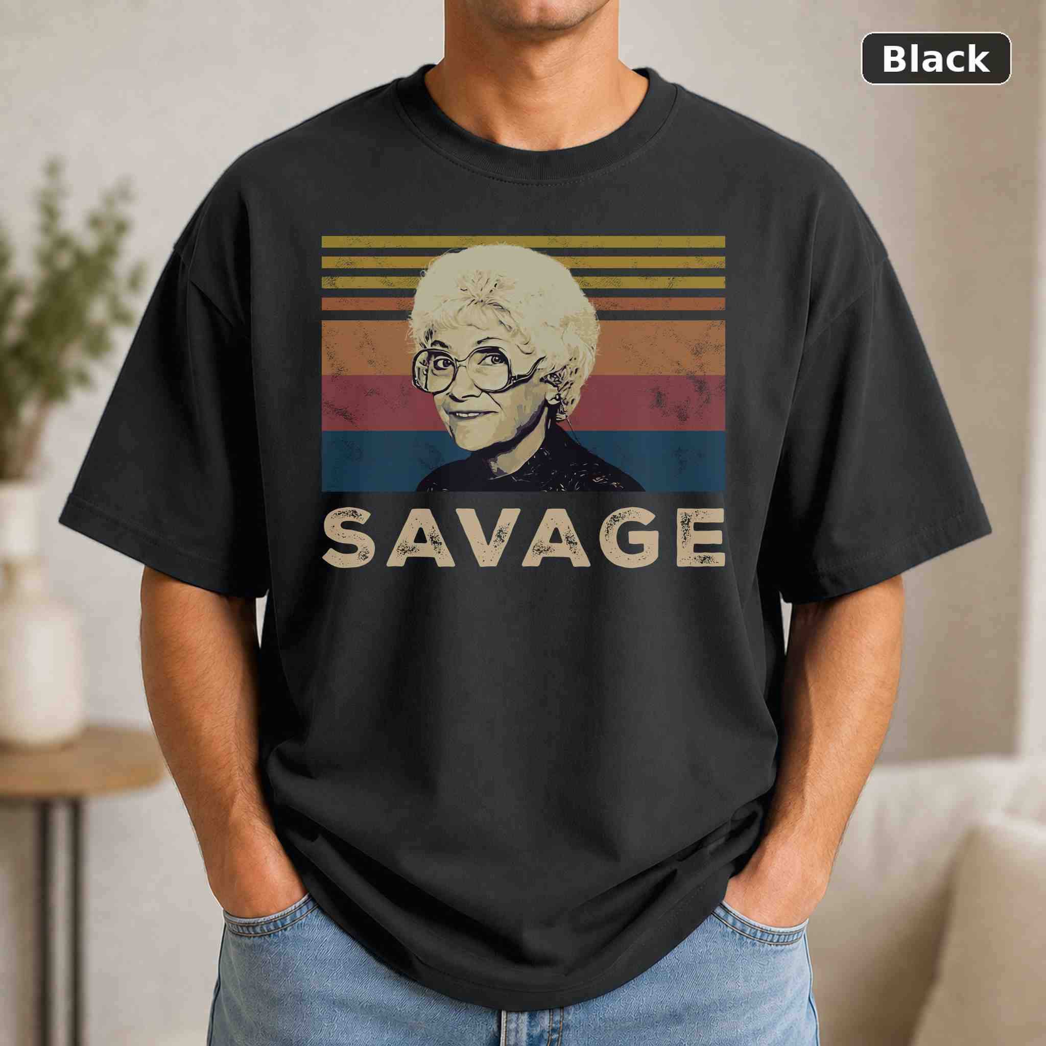 Savage T-Shirt, Vintage Movie Quote Graphic Tee, Classic Film Fan Gift Savage T-Shirt, Vintage Movie Quote Graphic Tee, Classic Film Fan Gift