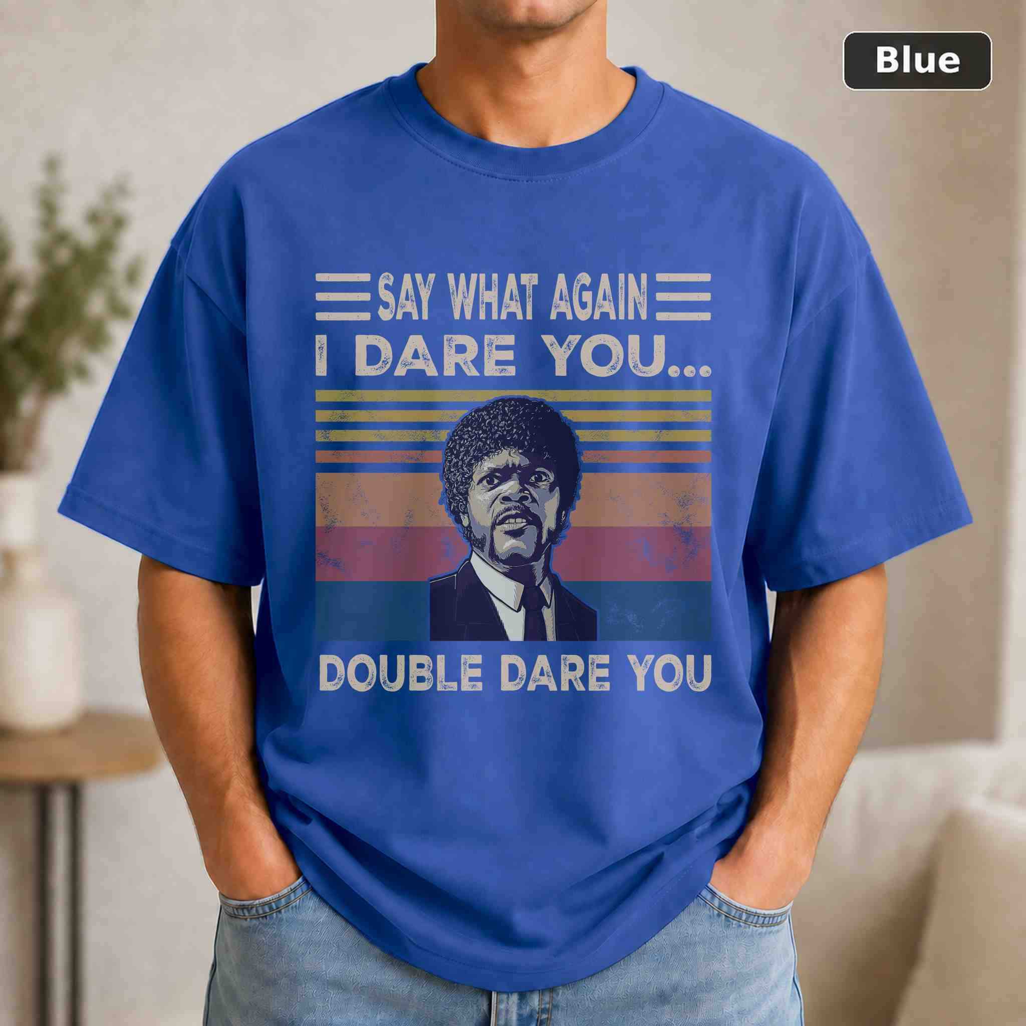 Say What Again T-Shirt, Vintage Movie Quote Graphic Tee, Classic Film Fan Gift 2
