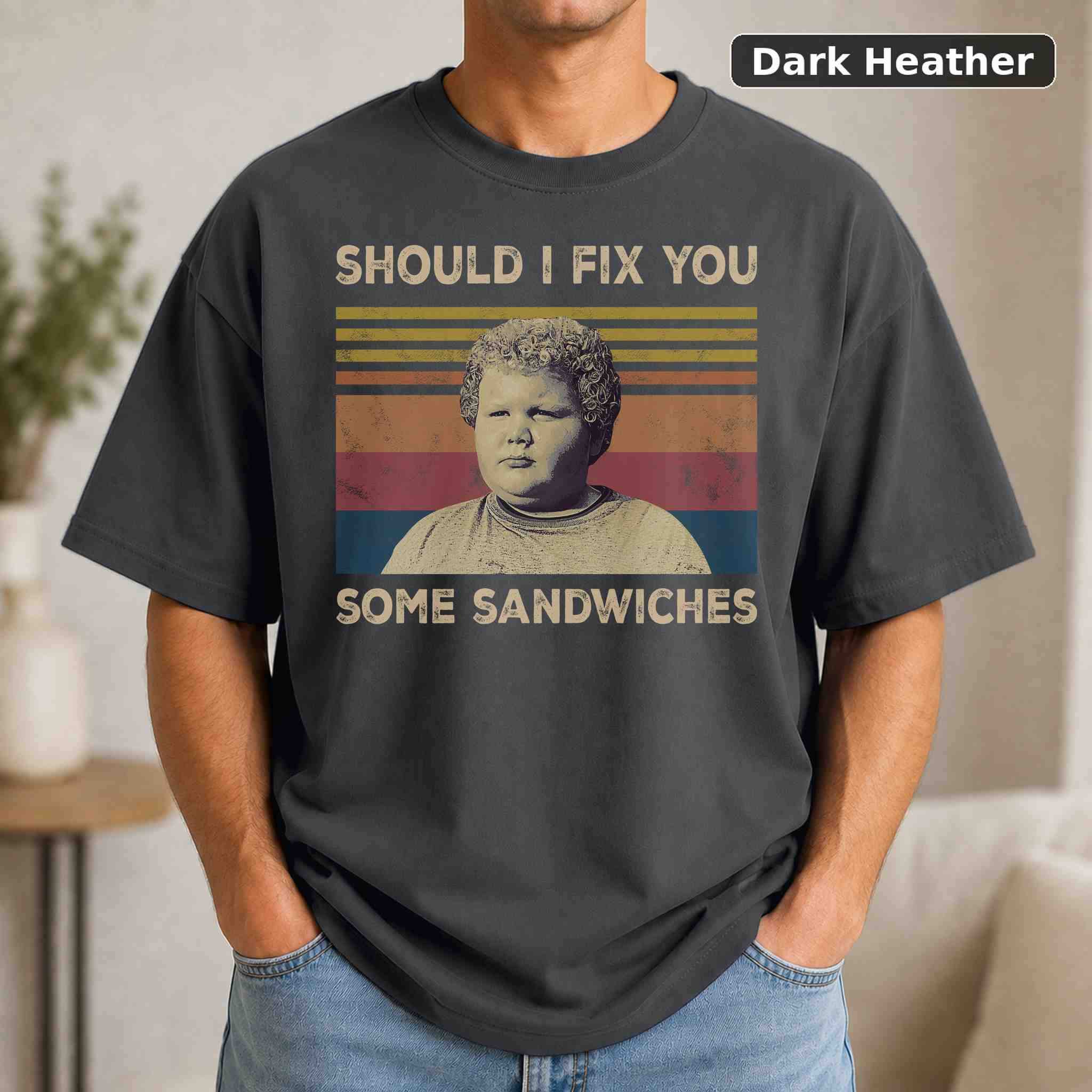 Should I Fix You Some Sandwiches T-Shirt, Vintage Movie Quote Graphic Tee, Classic Film Fan Gift 3